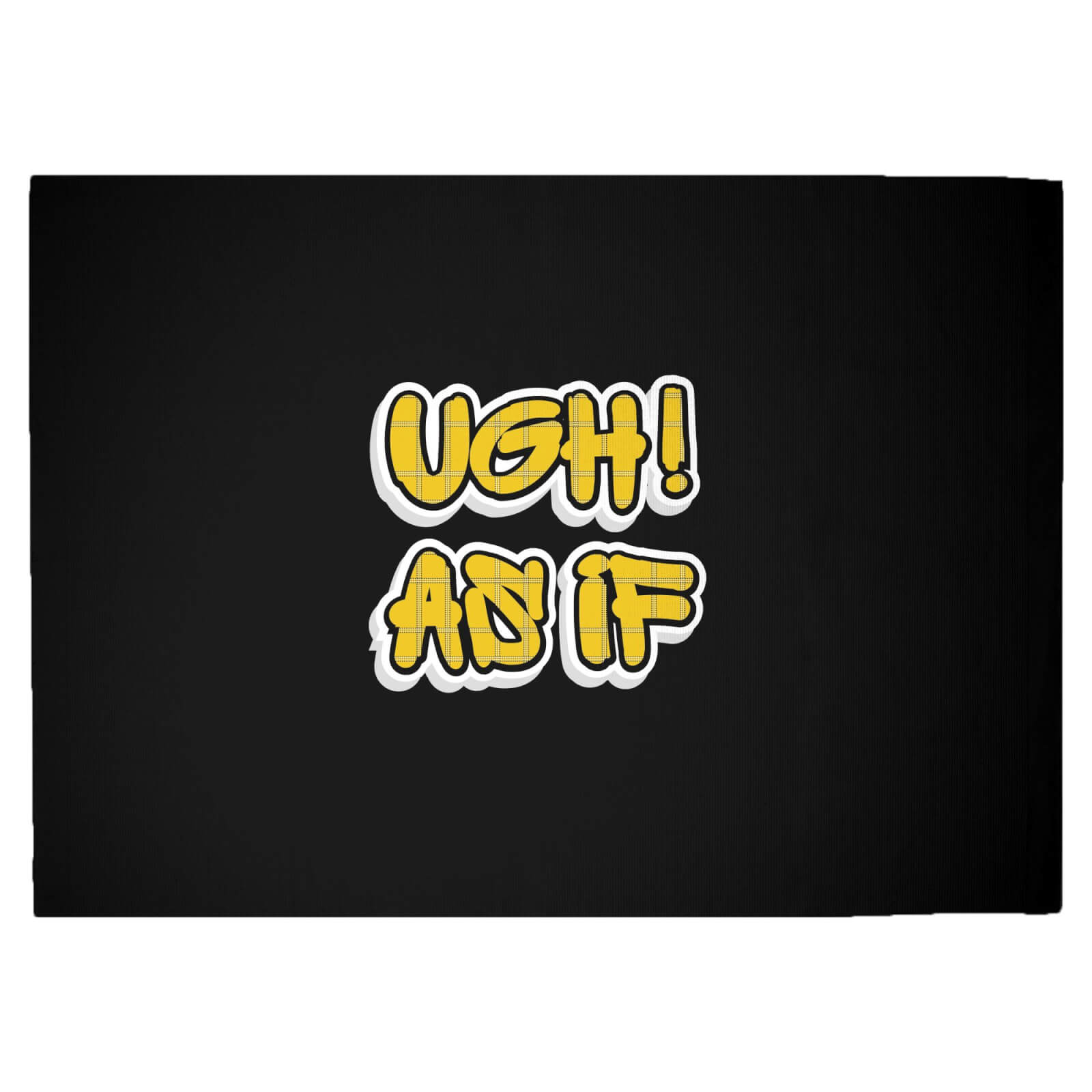 Ugh! As If Graphic Woven Rug - Large