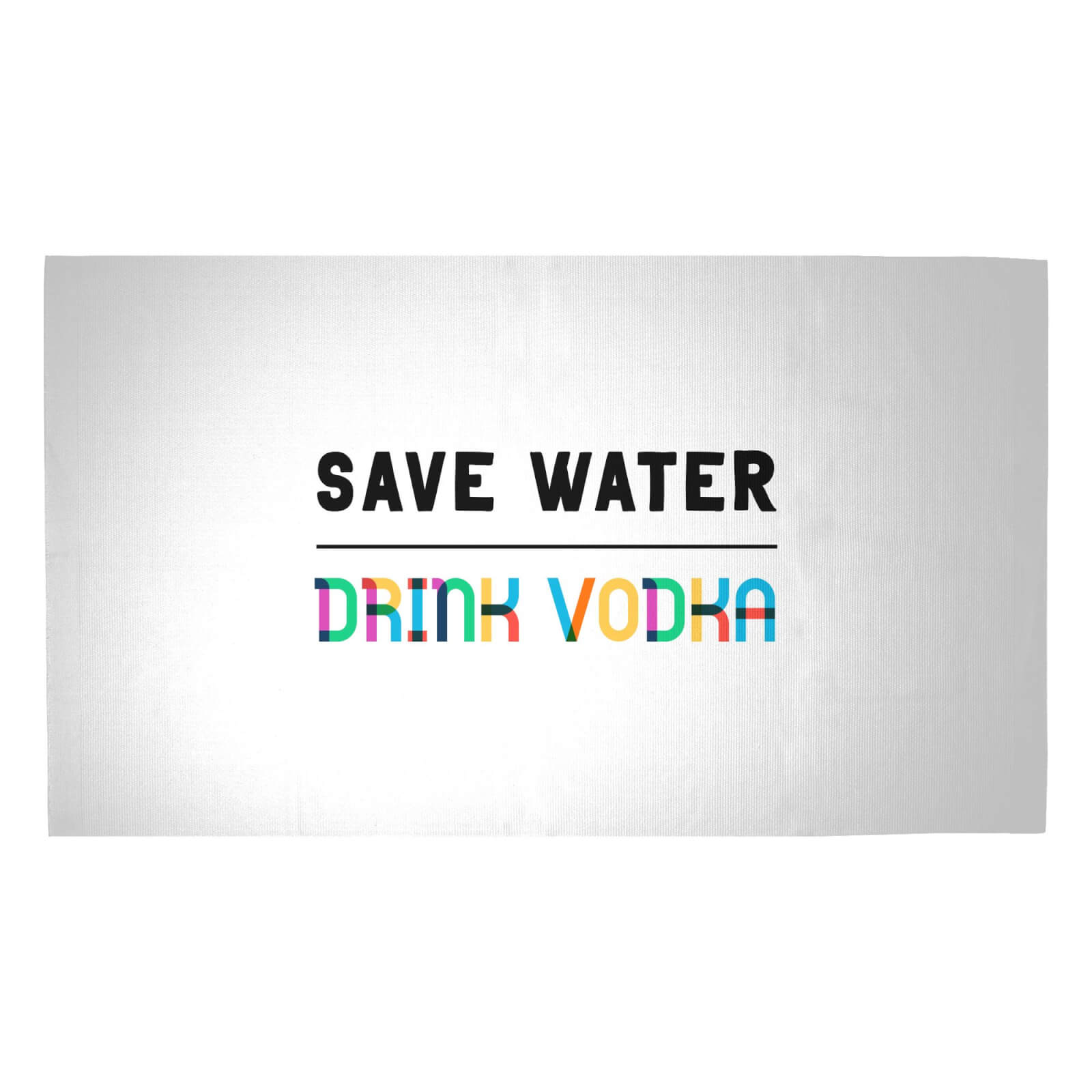 Save Water, Drink Vodka Woven Rug - Medium