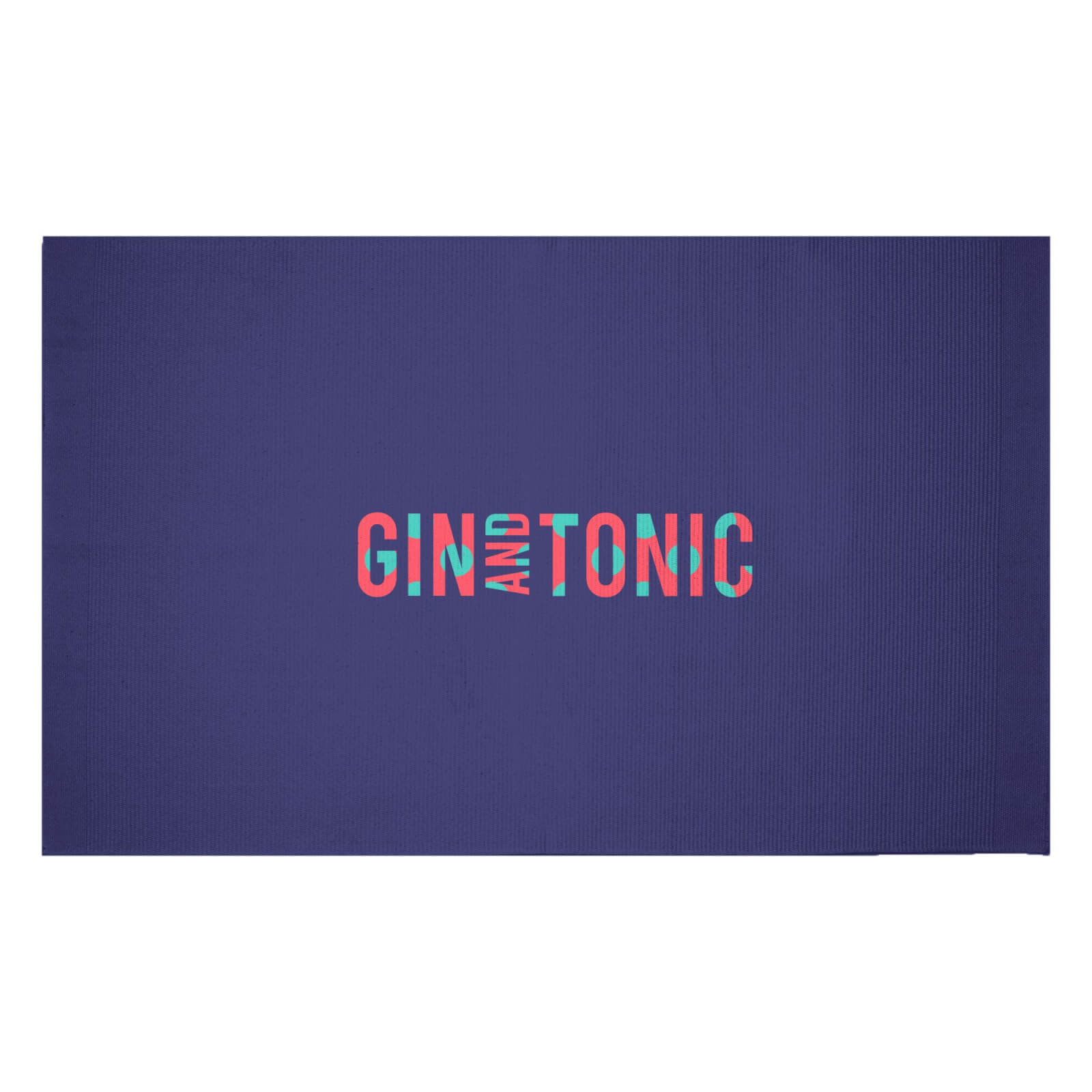 Gin N Tonic Woven Rug - Small