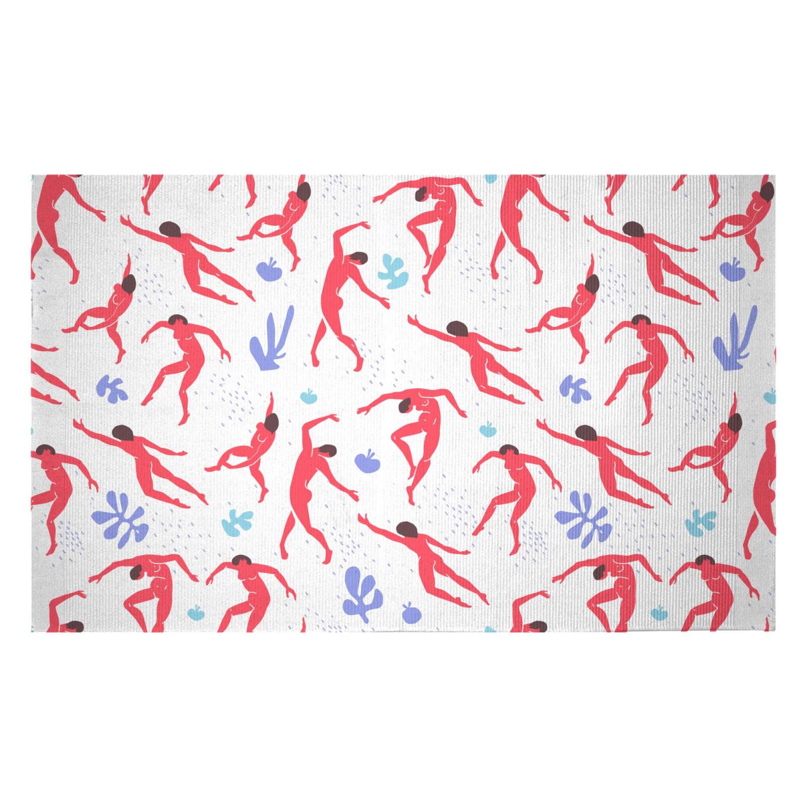Dancing Silhouettes Woven Rug - Small