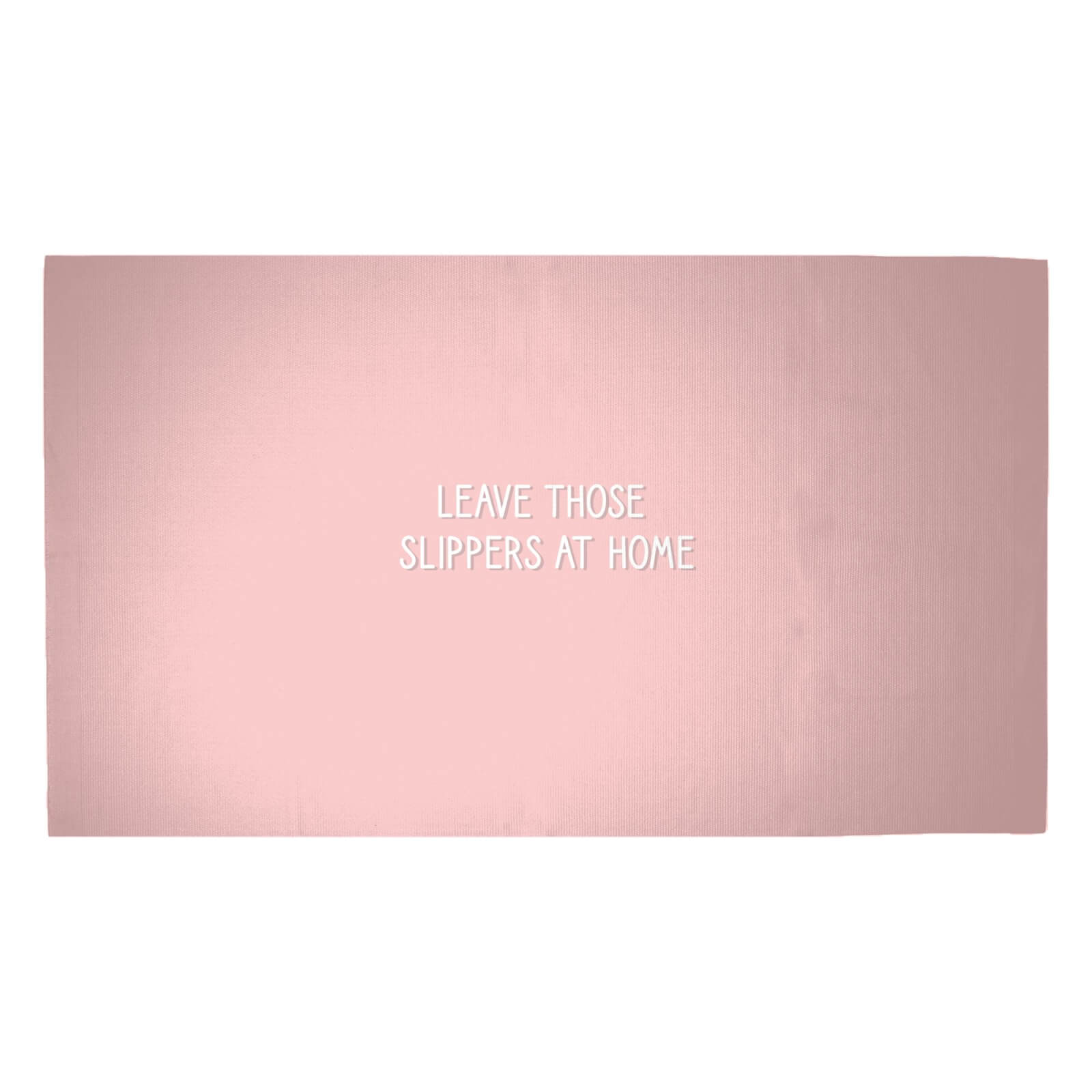 Leave Those Slippers At Home Woven Rug - Medium