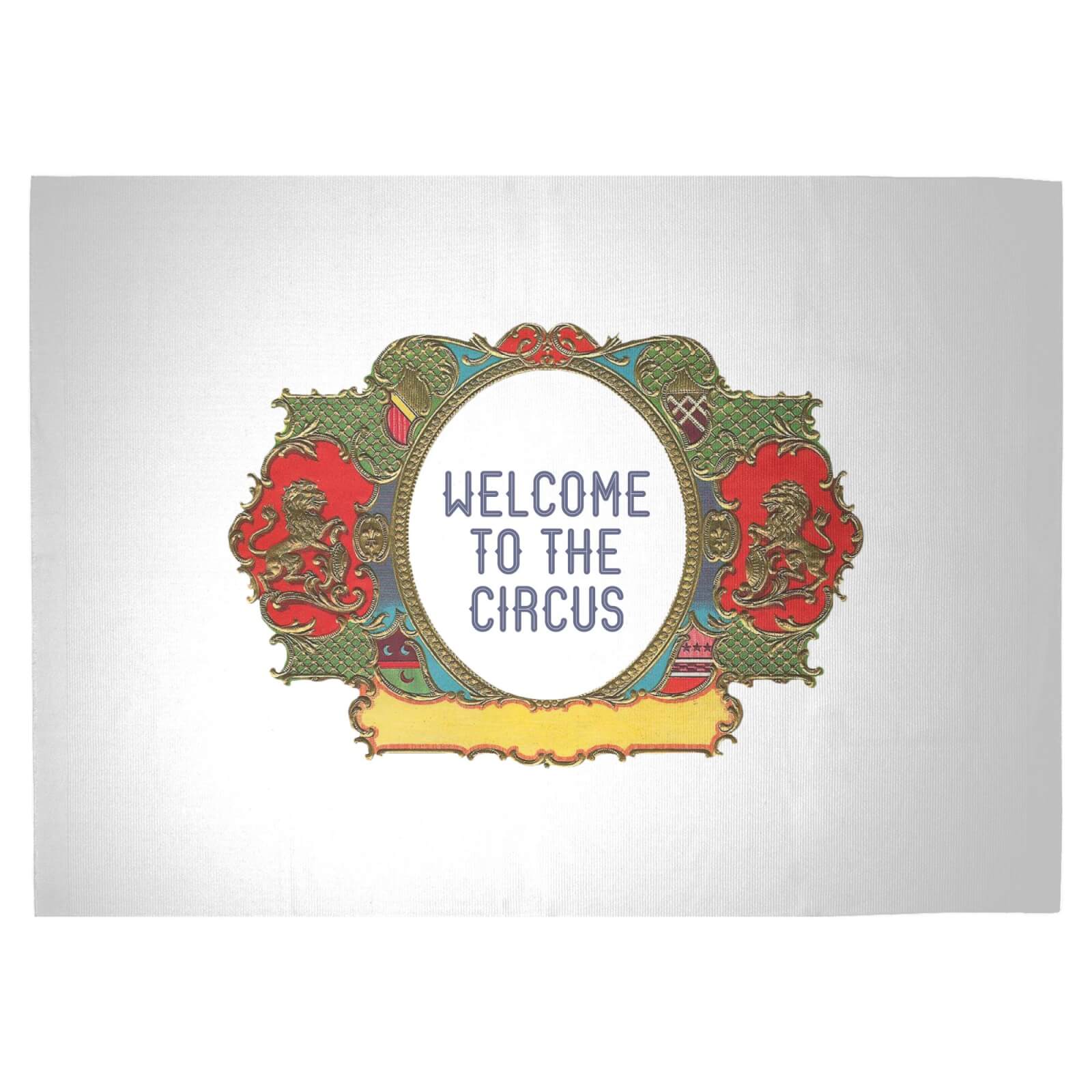Welcome To The Circus Wide Emblem Woven Rug - Large