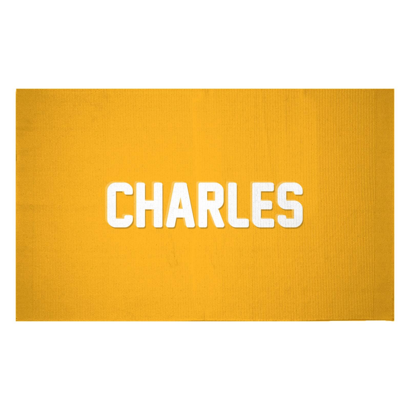 Embossed Charles Woven Rug - Small