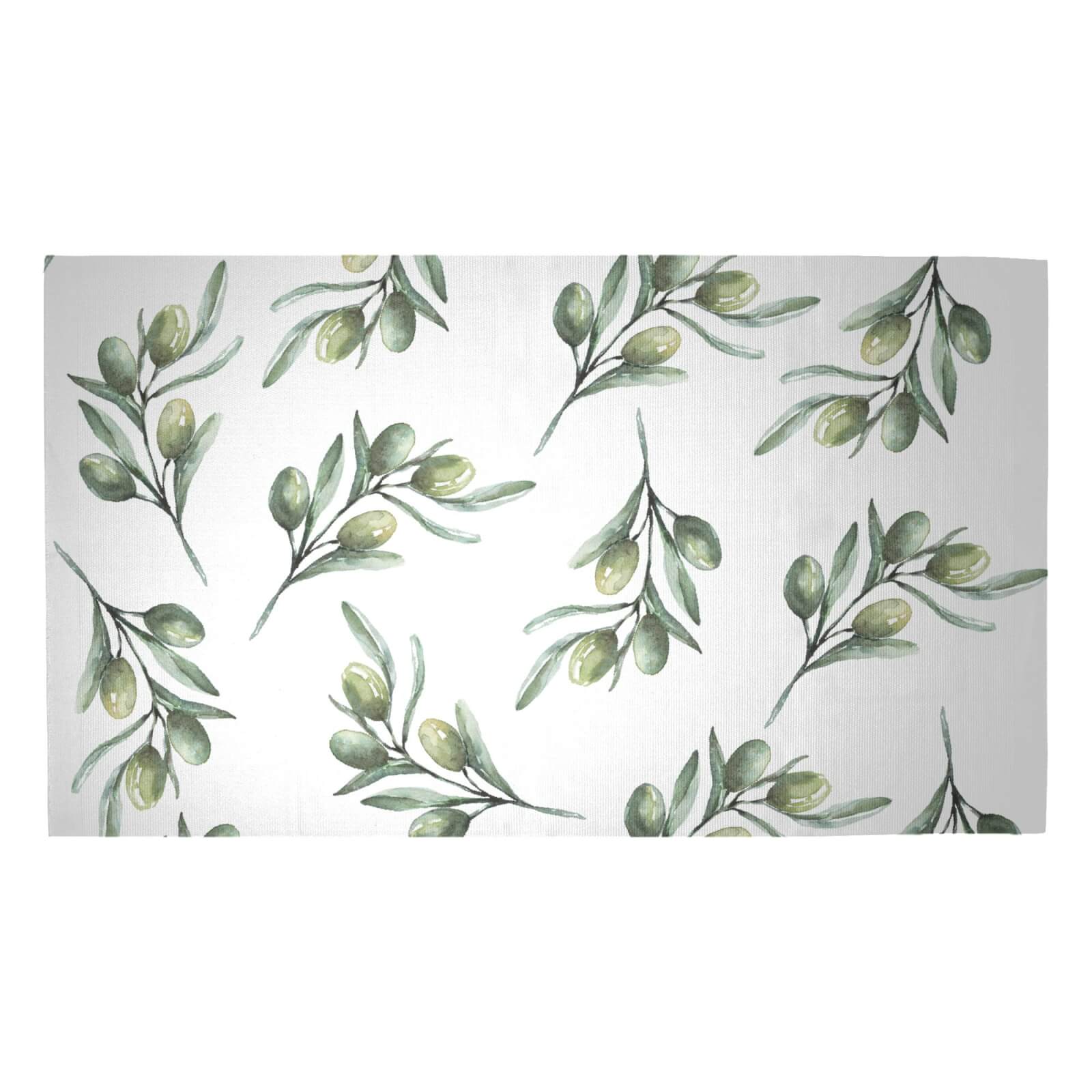 Olive Branch Woven Rug - Medium