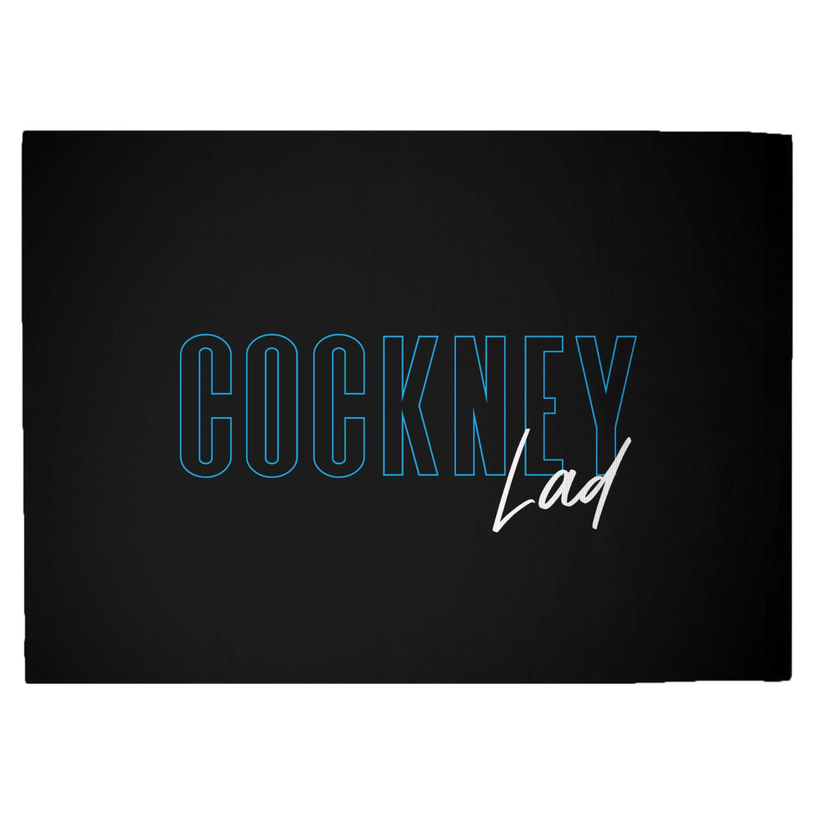 Cockney Lad Woven Rug - Large