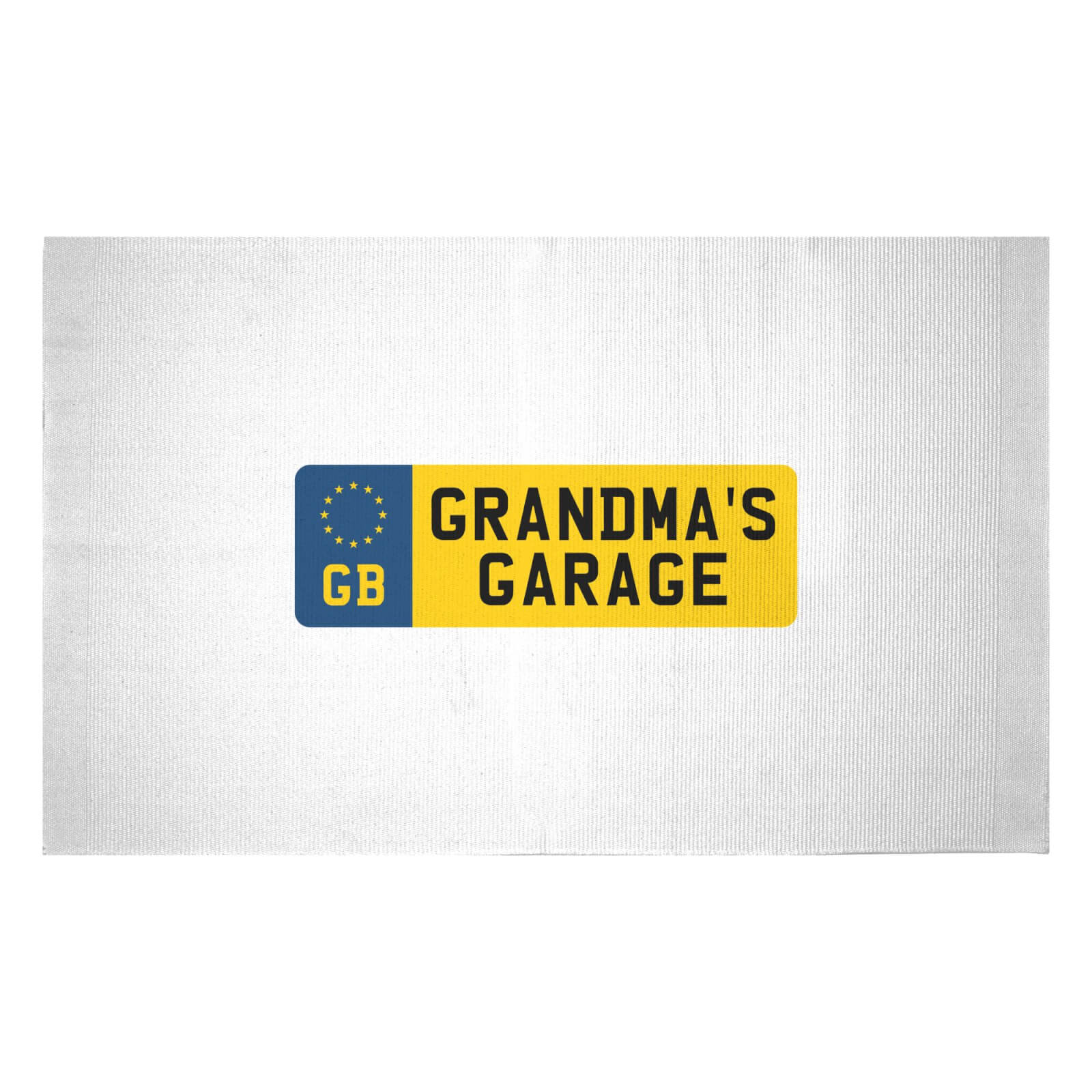 Grandma's Garage Woven Rug - Small