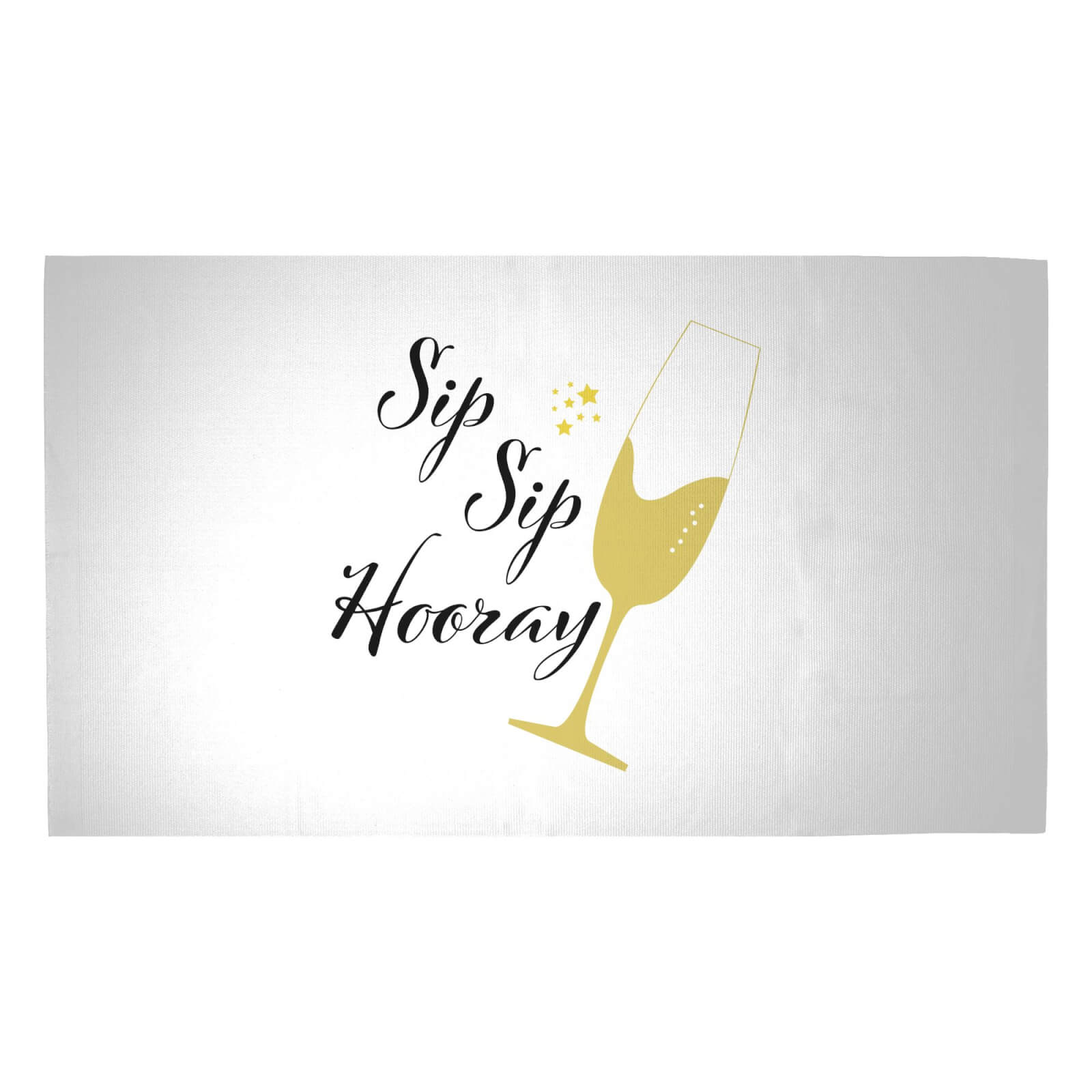 Sip Sip Hooray Woven Rug - Medium