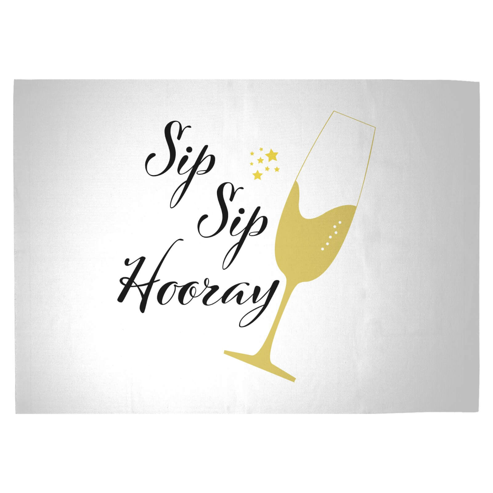 Sip Sip Hooray Woven Rug - Large