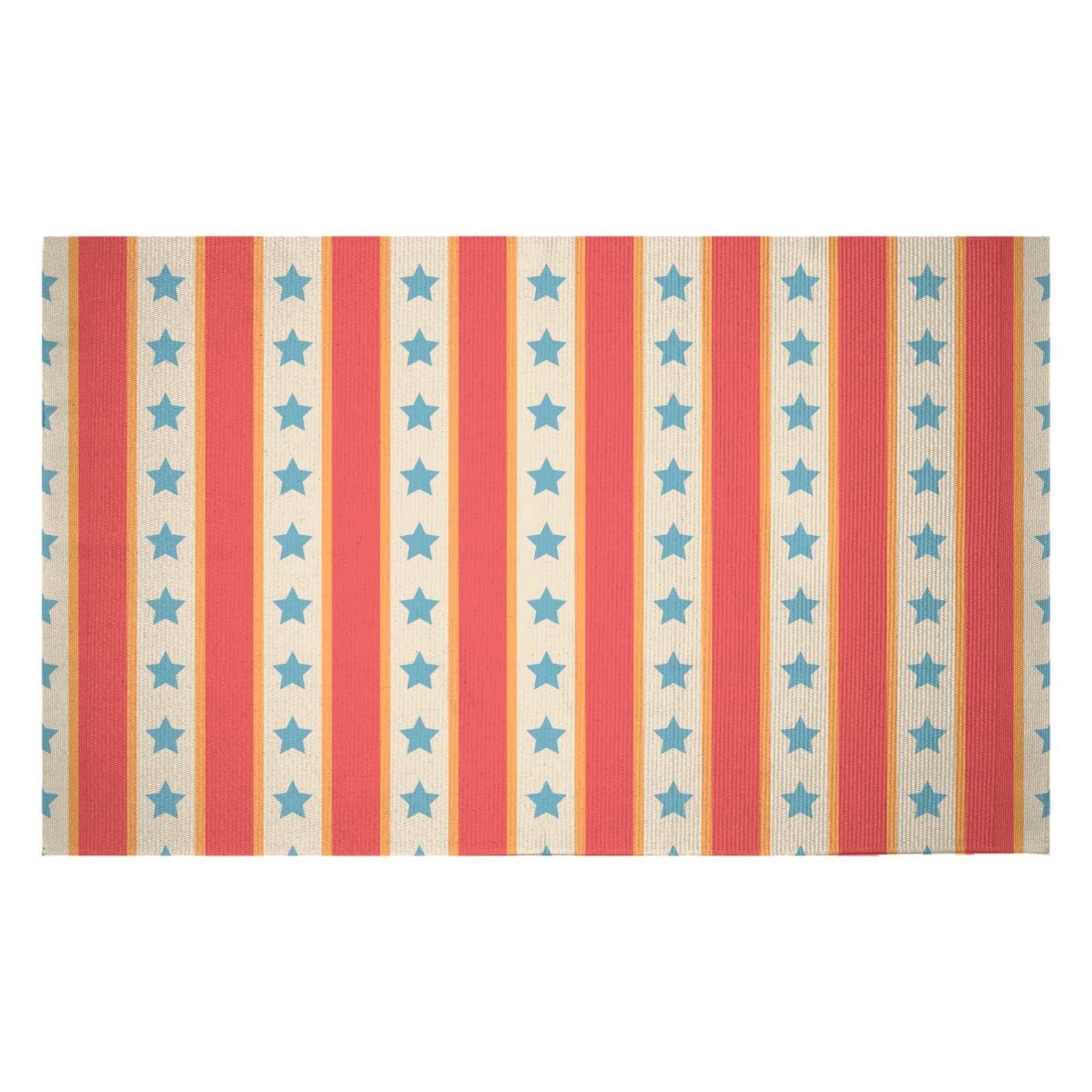 Carnival Pattern Woven Rug - Small