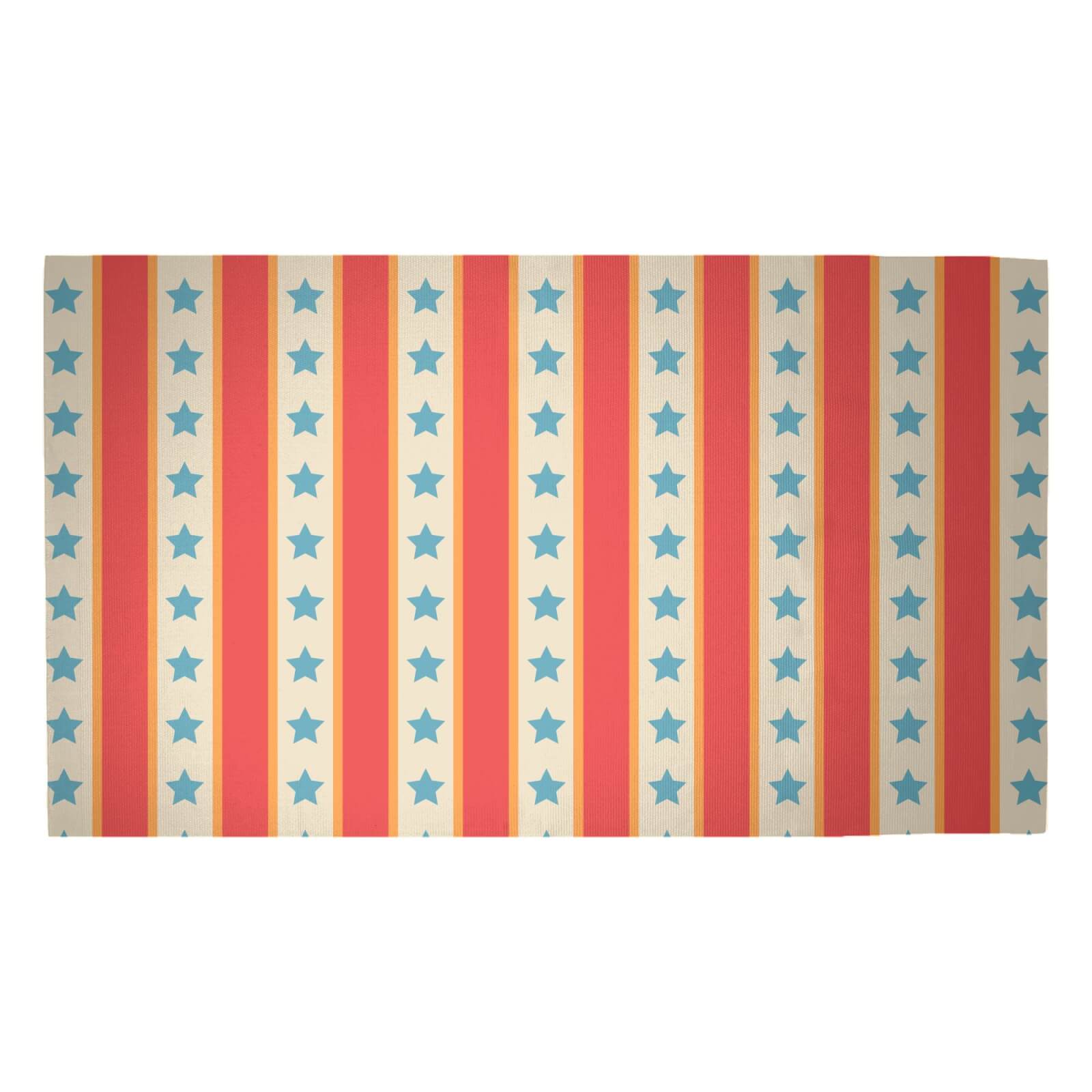 Carnival Pattern Woven Rug - Medium