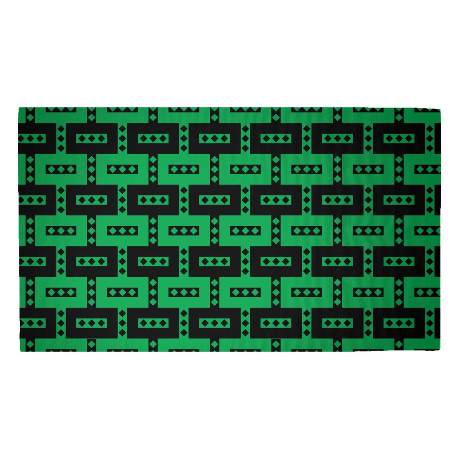 African Inspired Pattern Woven Rug - Medium