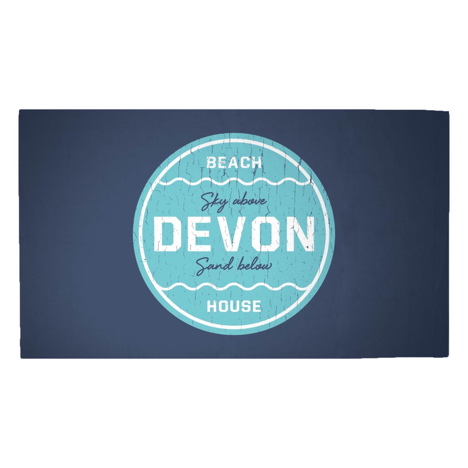 Devon Beach Badge Woven Rug - Medium