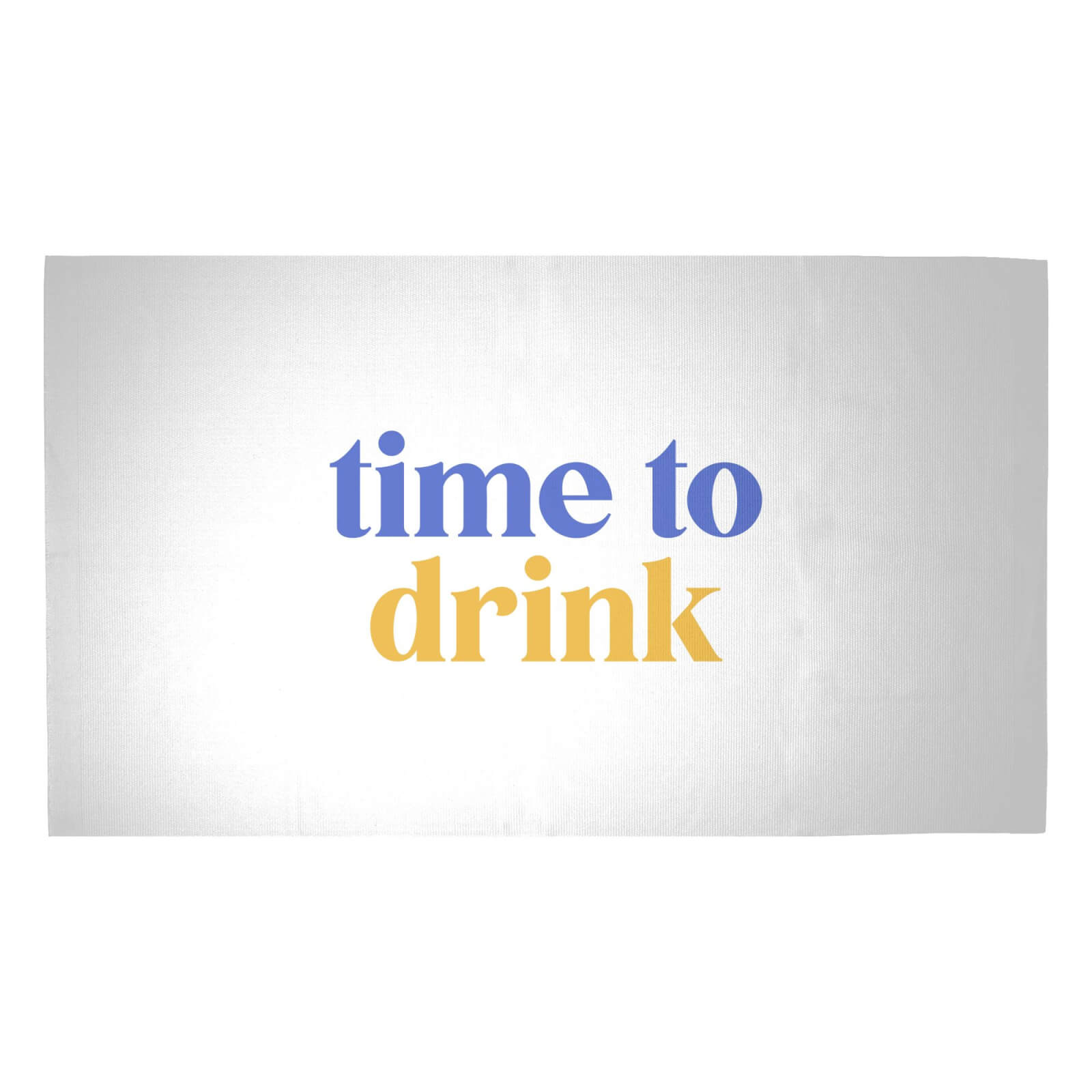 Time To Drink Woven Rug - Medium