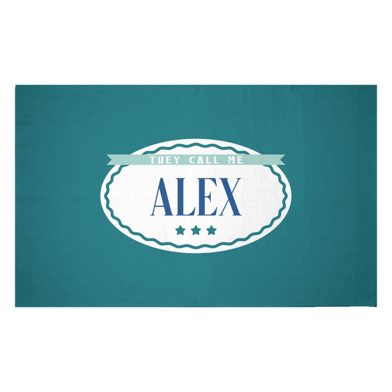 They Call Me Alex Woven Rug - Small
