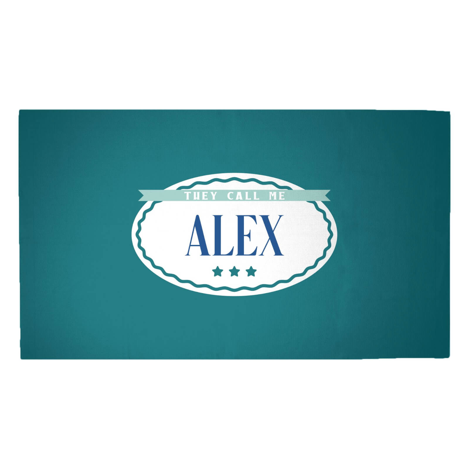 They Call Me Alex Woven Rug - Medium