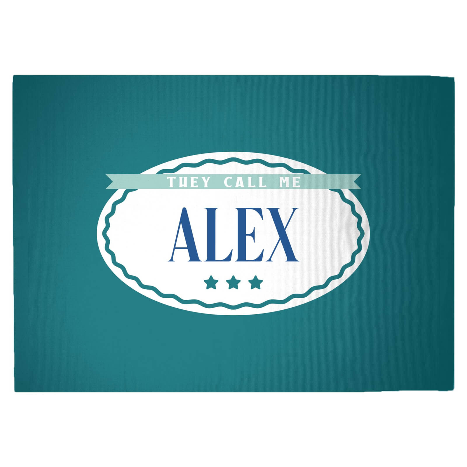 They Call Me Alex Woven Rug - Large