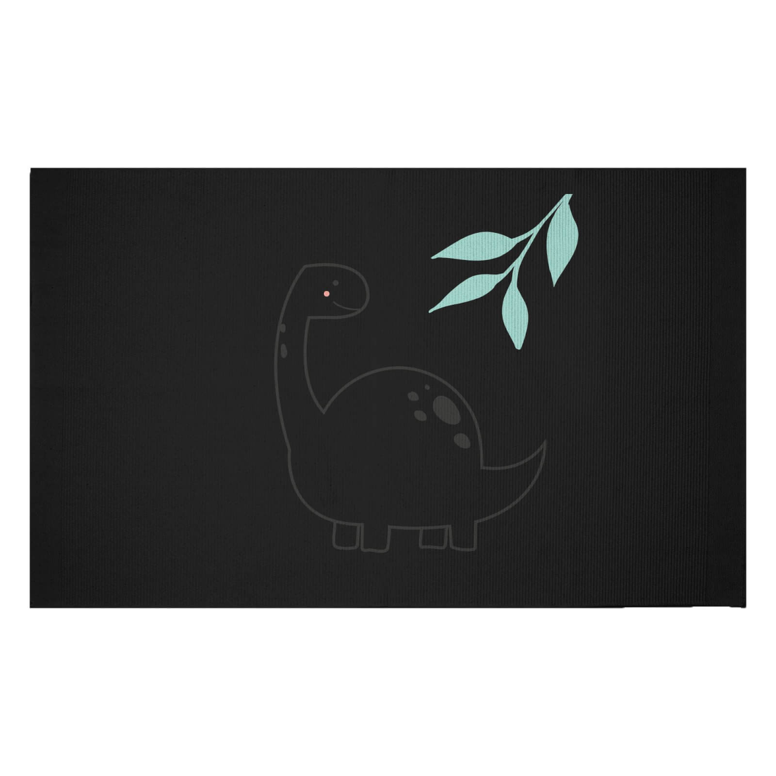 Pastel Diplodocus Woven Rug - Small