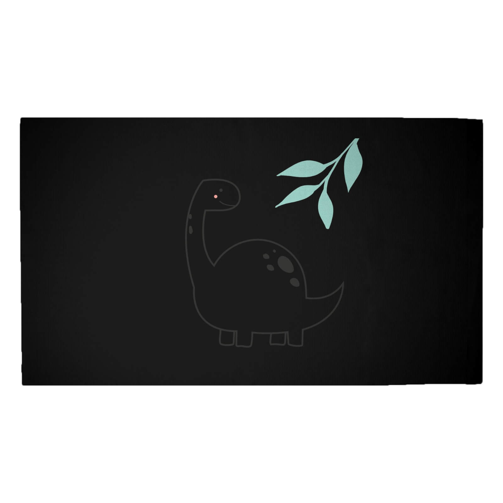 Pastel Diplodocus Woven Rug - Medium