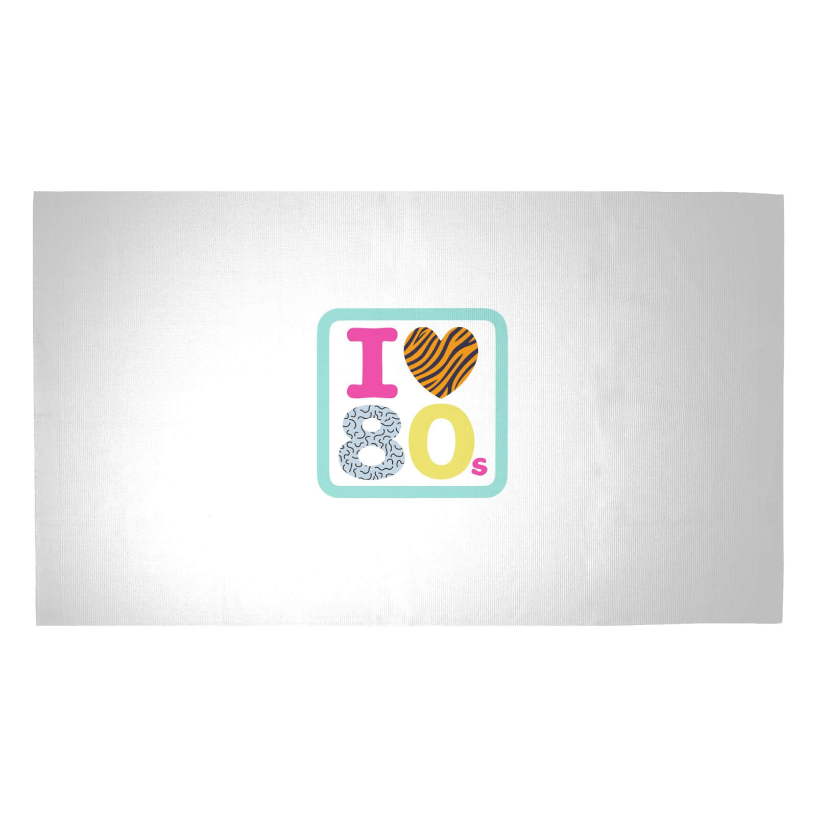 I Heart The 80s Woven Rug - Medium