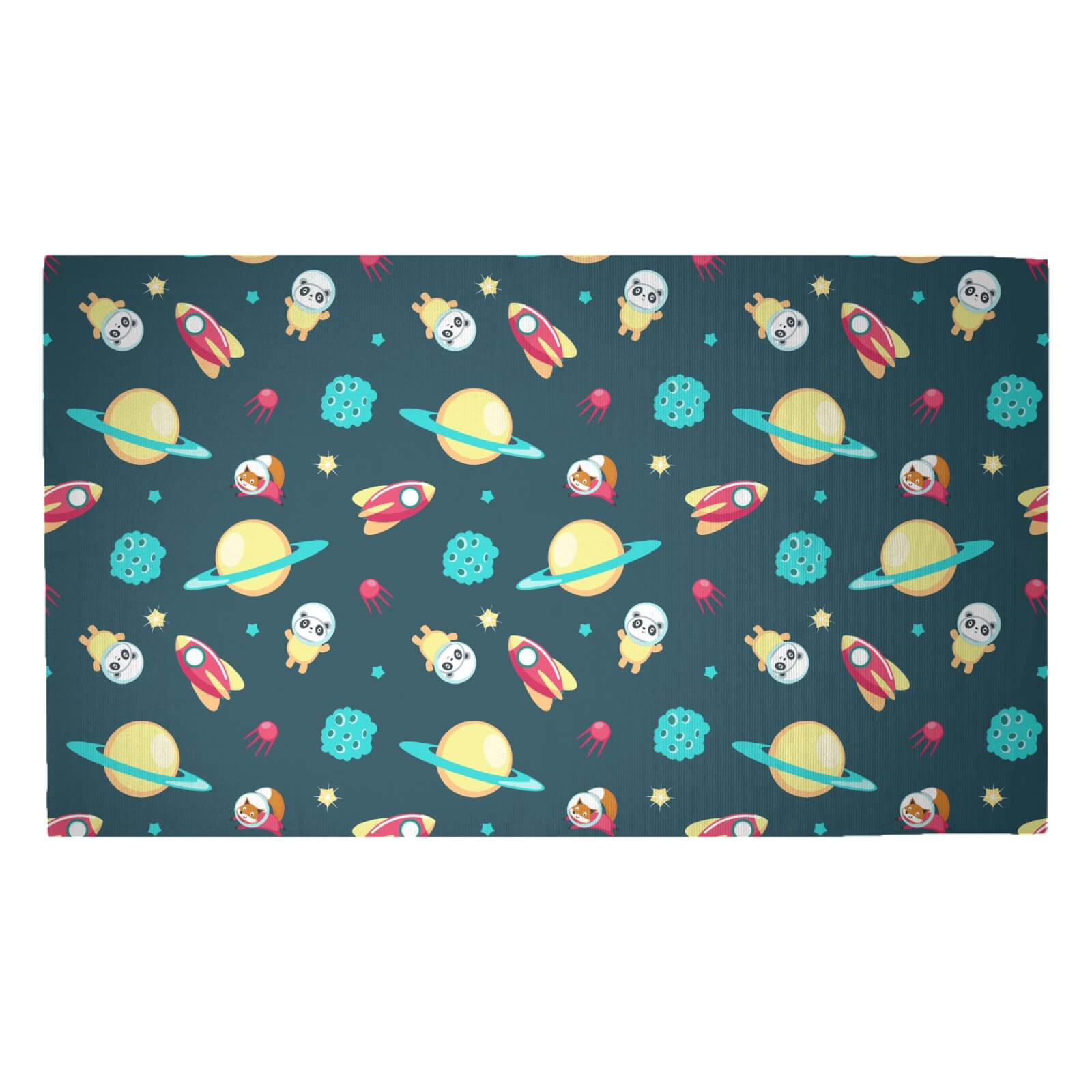A Space Adventure Woven Rug - Medium