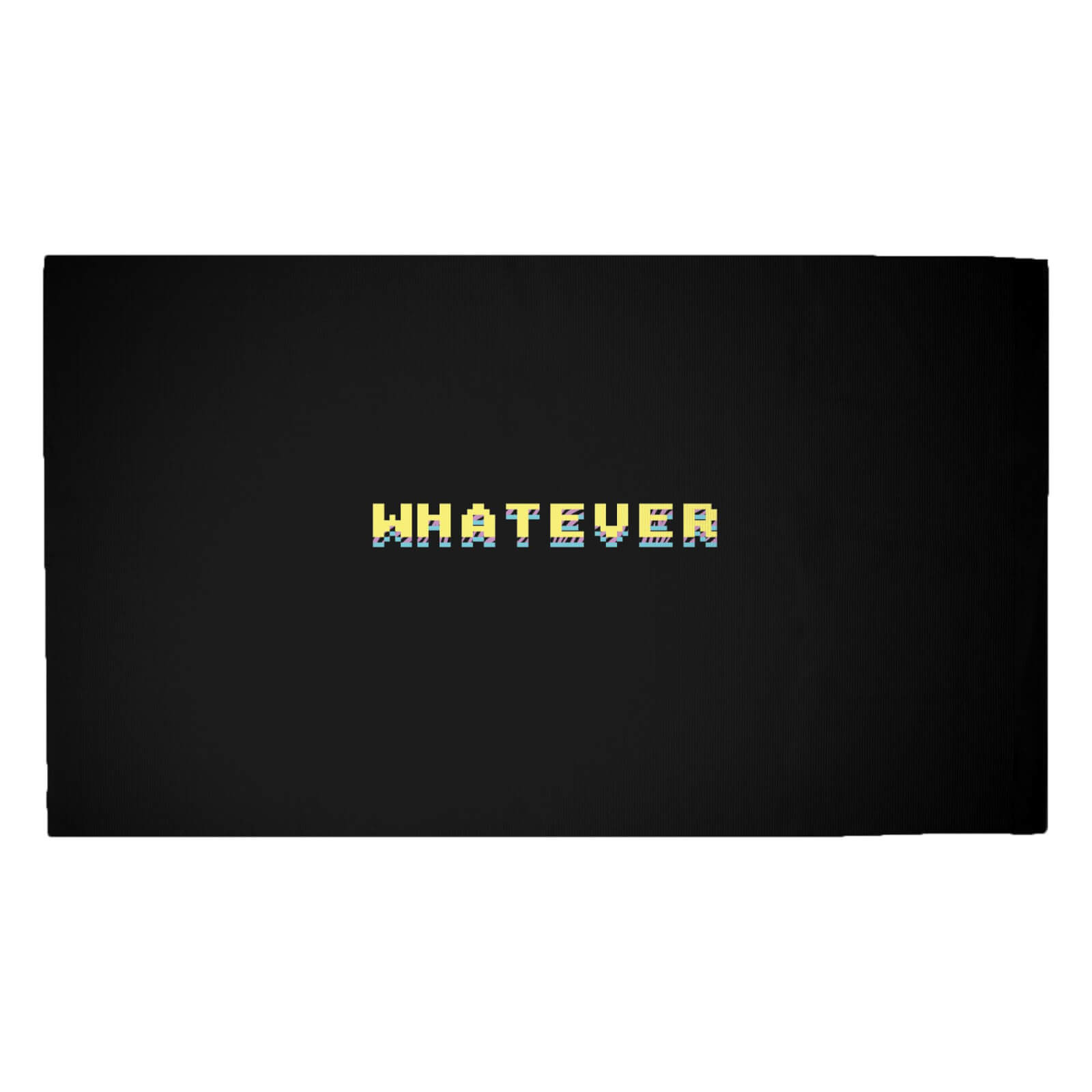 'Whatever' Graphic Woven Rug - Medium