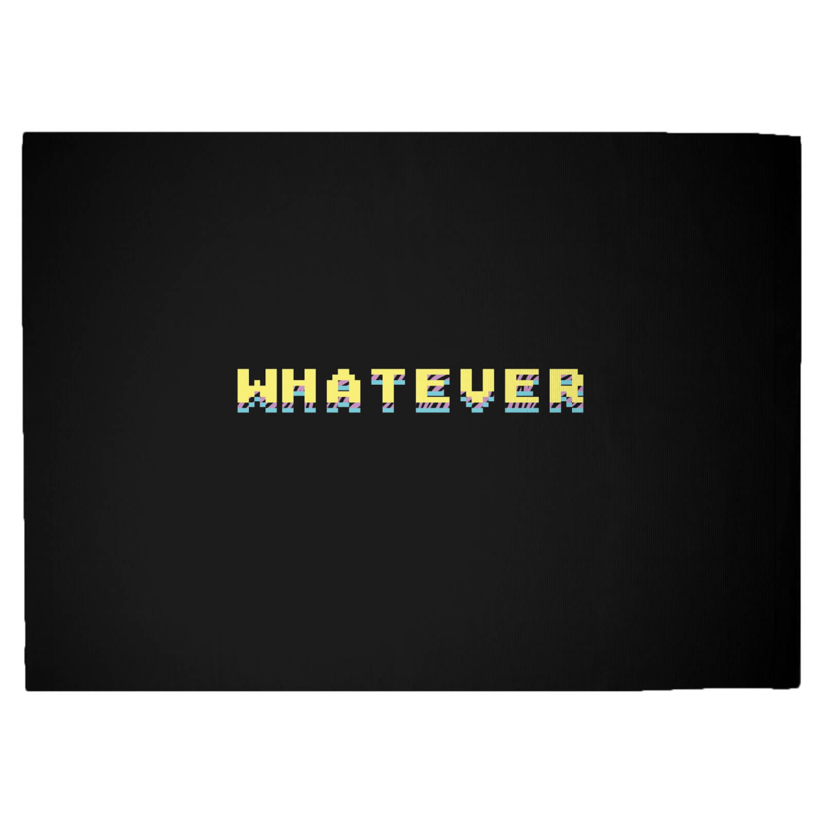'Whatever' Graphic Woven Rug - Large