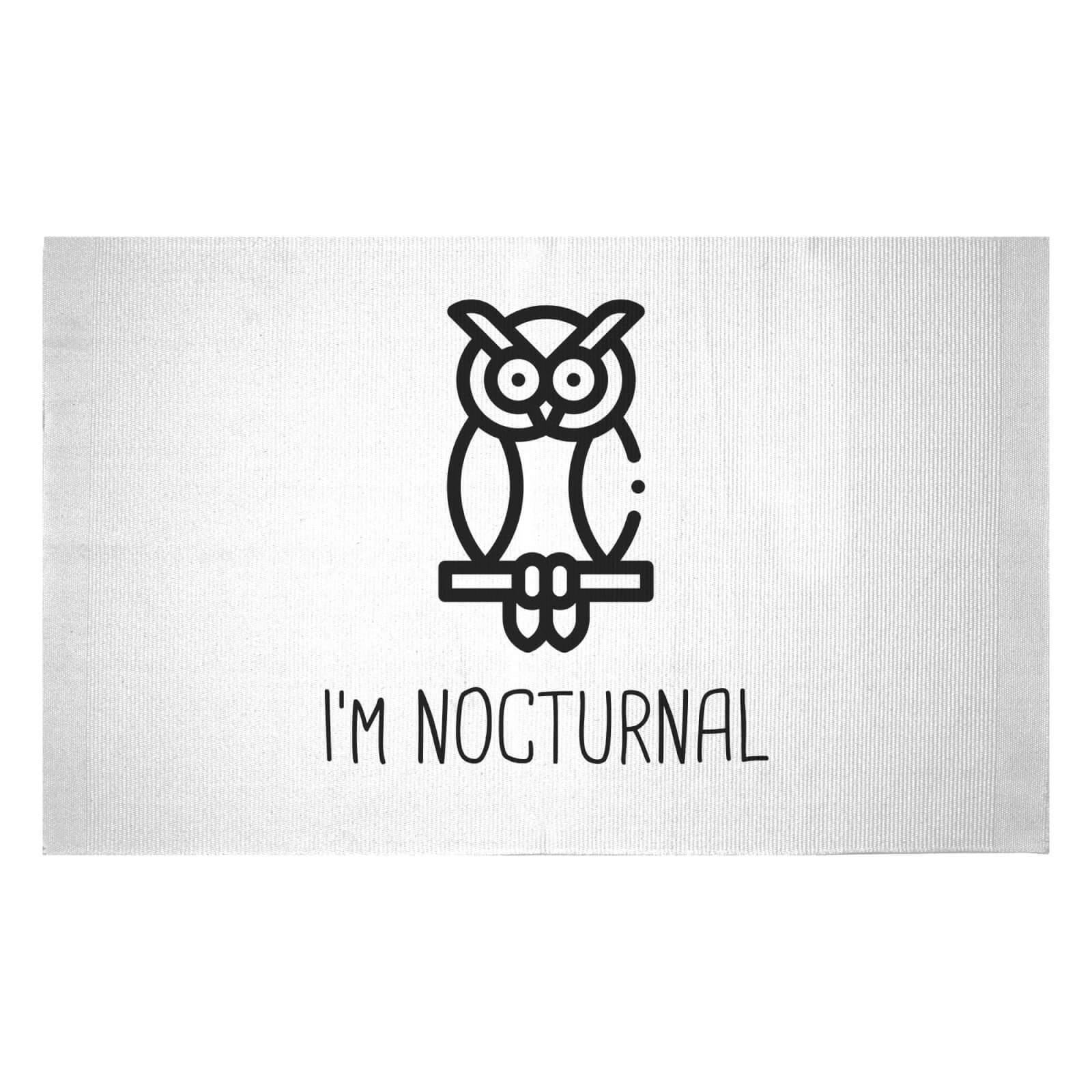 I'm Nocturnal Woven Rug - Small