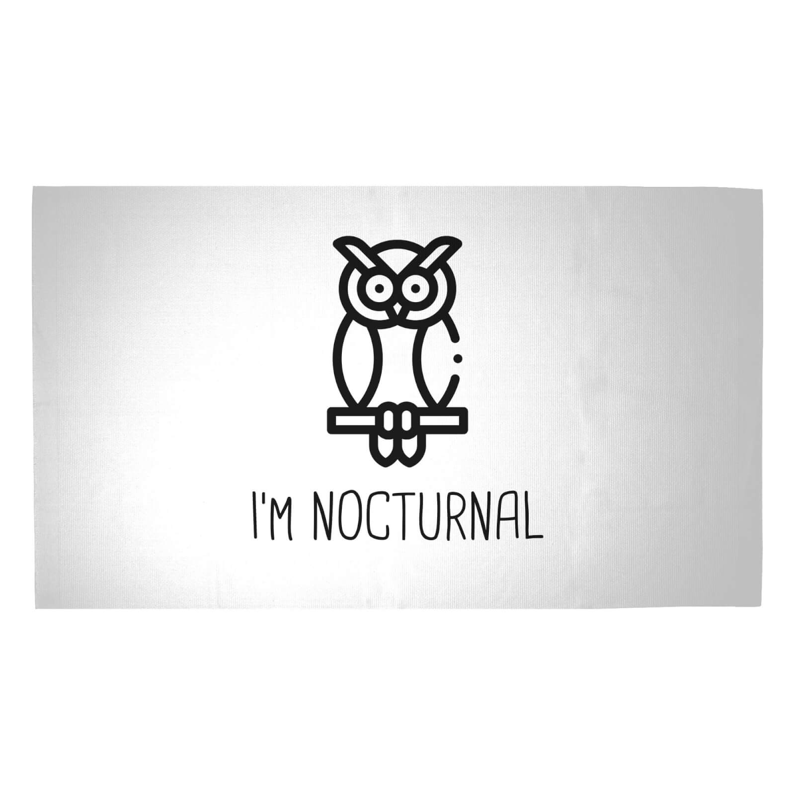 I'm Nocturnal Woven Rug - Medium