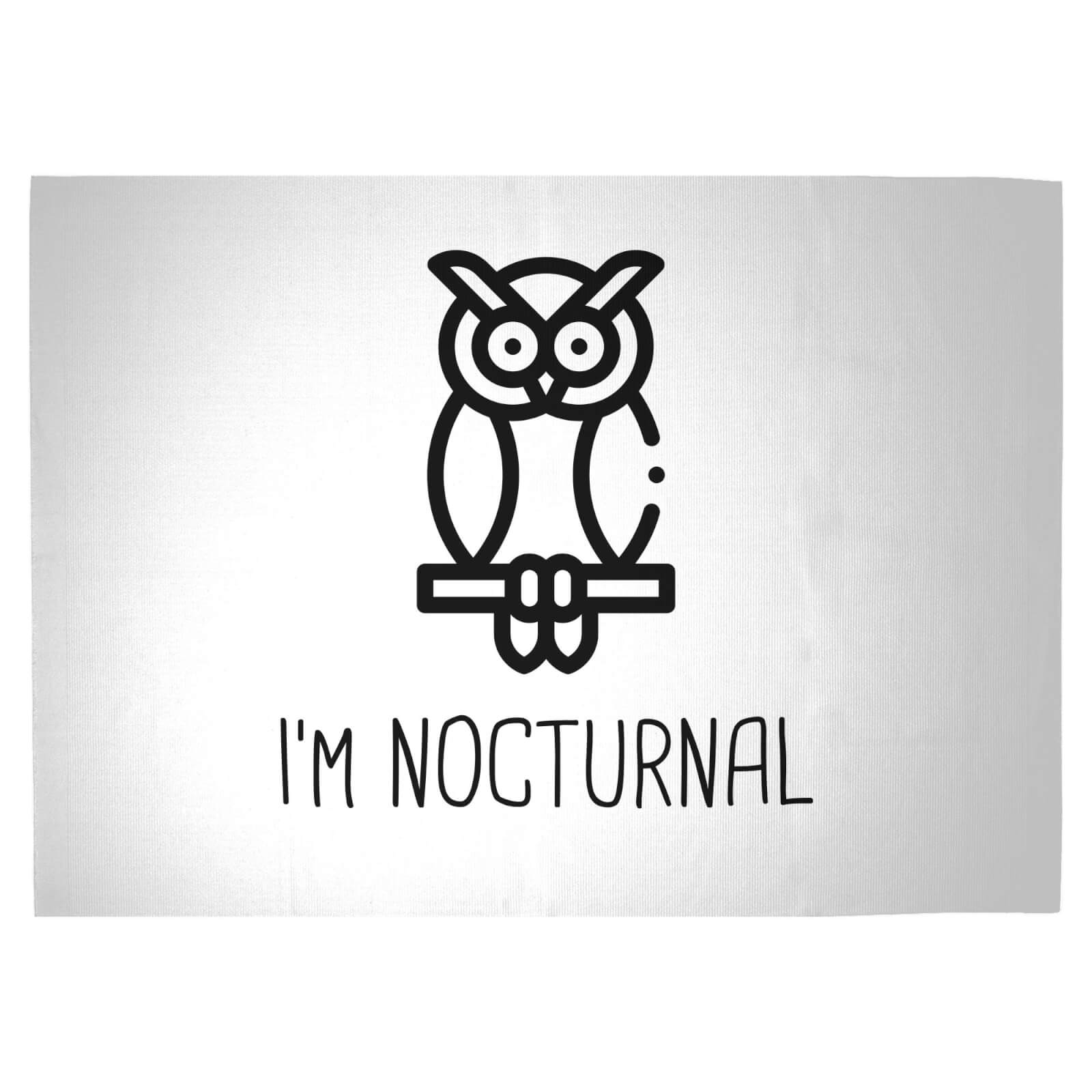 I'm Nocturnal Woven Rug - Large