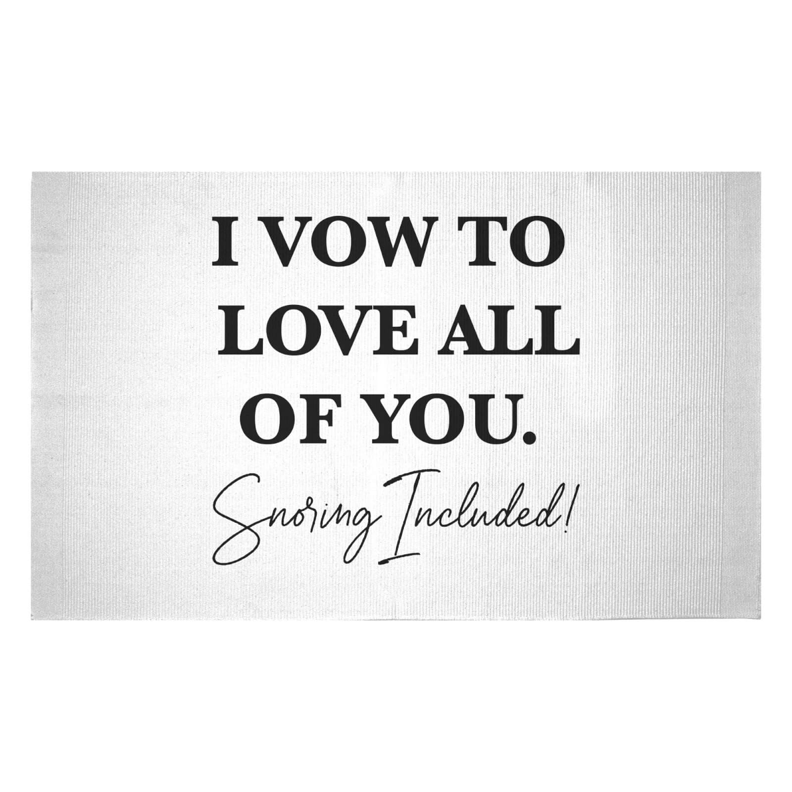 I Vow To Love All Of You Woven Rug - Small