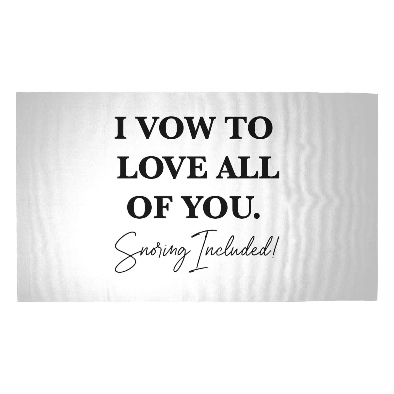 I Vow To Love All Of You Woven Rug - Medium