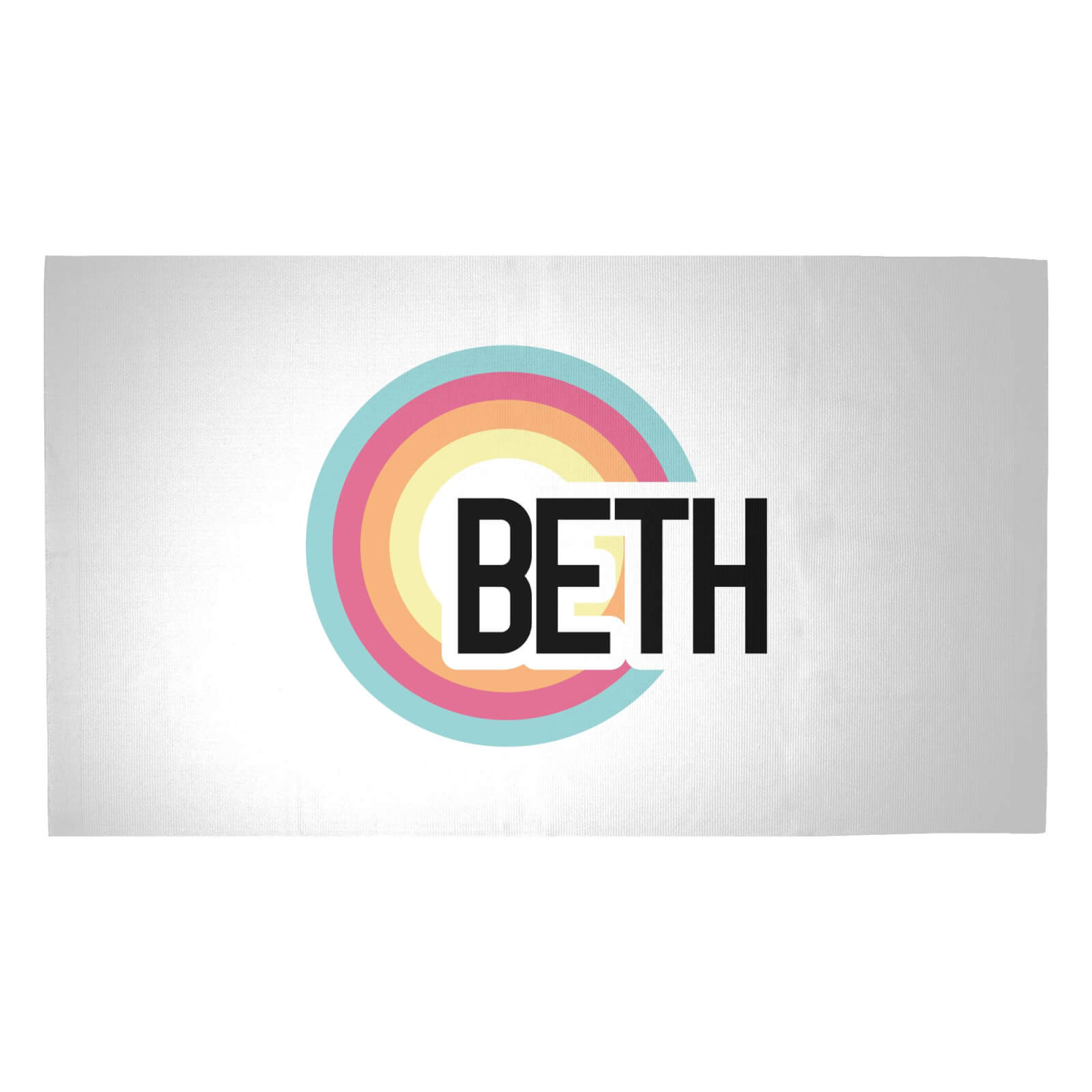 Beth Rainbow Woven Rug - Medium
