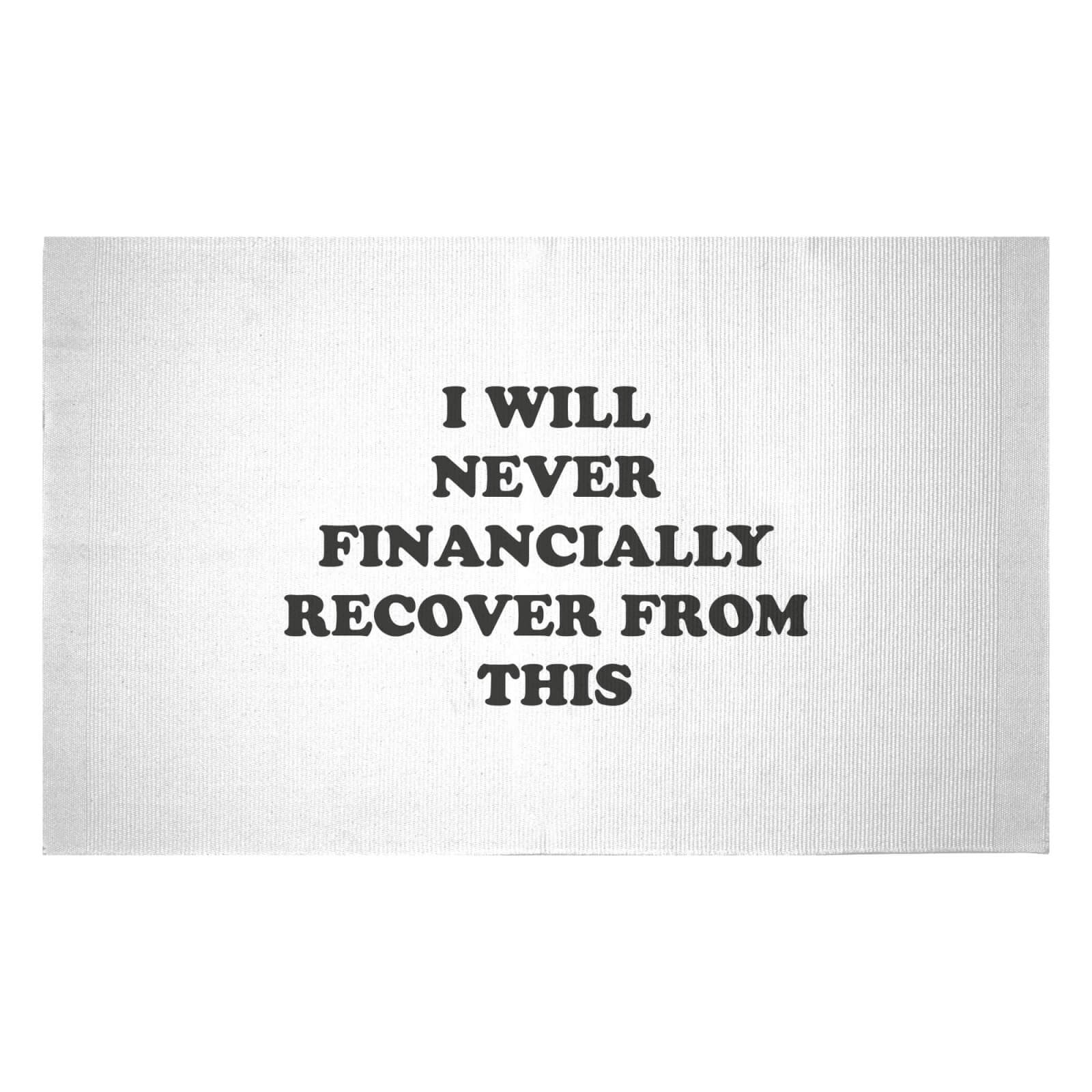 I Will Never Financially Recover From This Woven Rug - Small