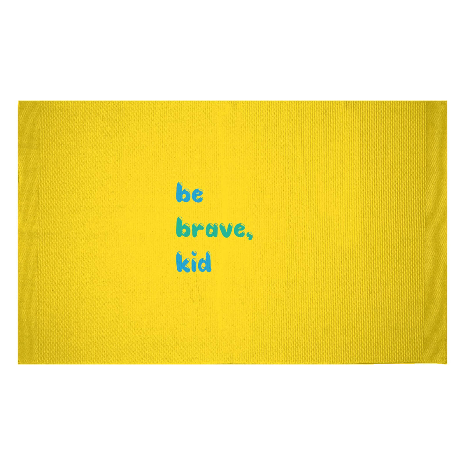 Be Brave Kid Woven Rug - Small