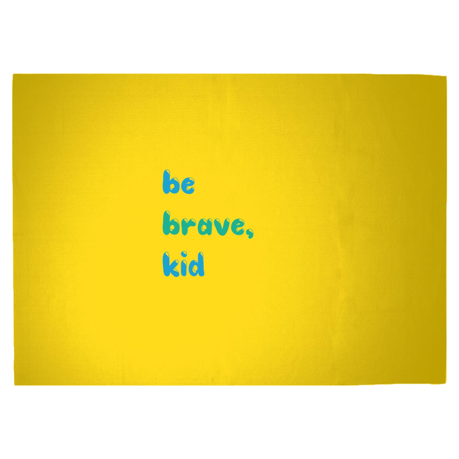 Be Brave Kid Woven Rug - Large