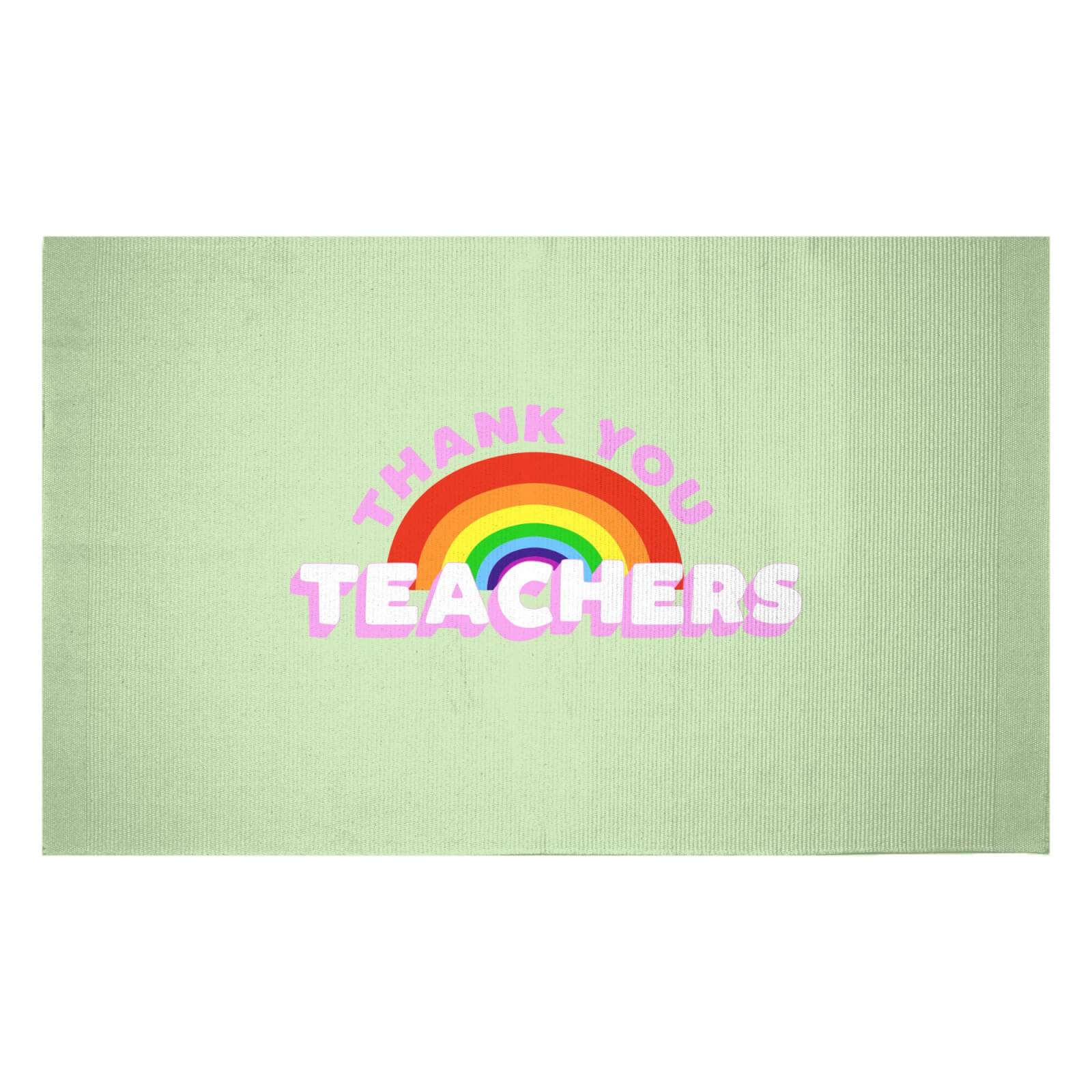 Thank You Teachers Woven Rug - Small