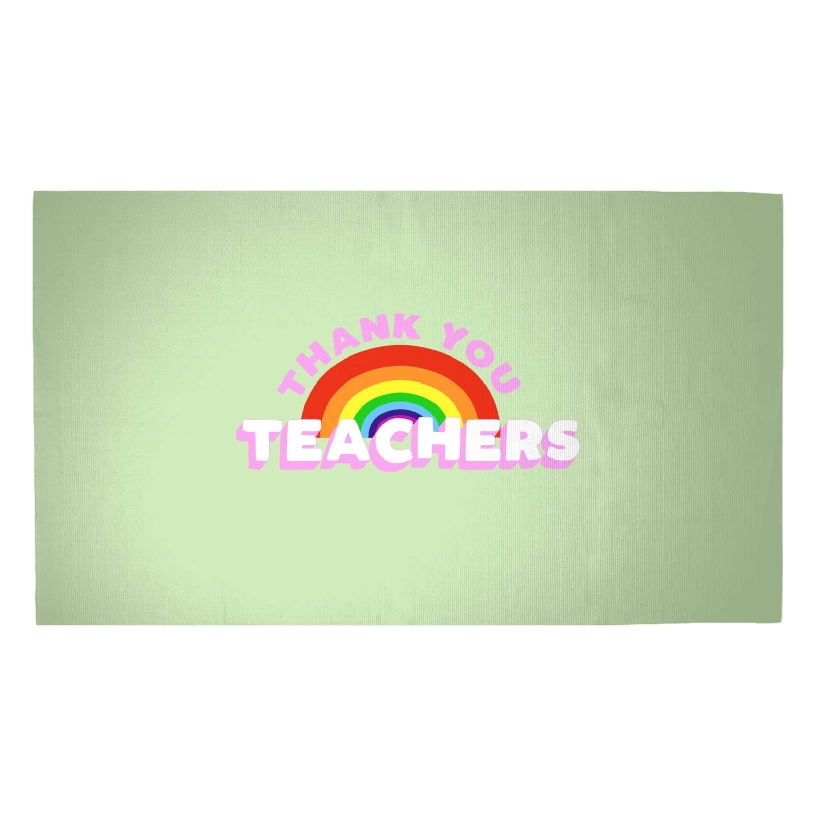 Thank You Teachers Woven Rug - Medium