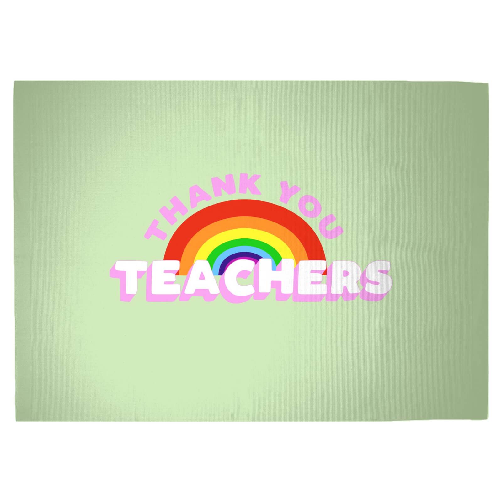 Thank You Teachers Woven Rug - Large