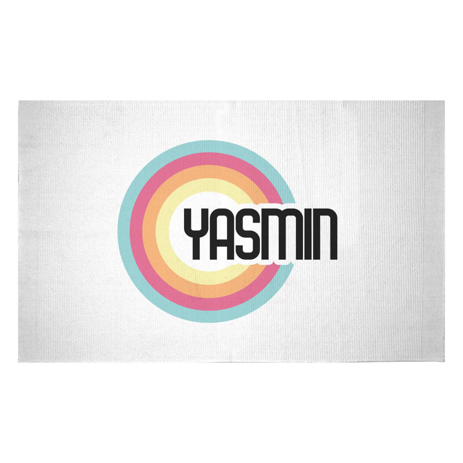 Yasmin Rainbow Woven Rug - Small