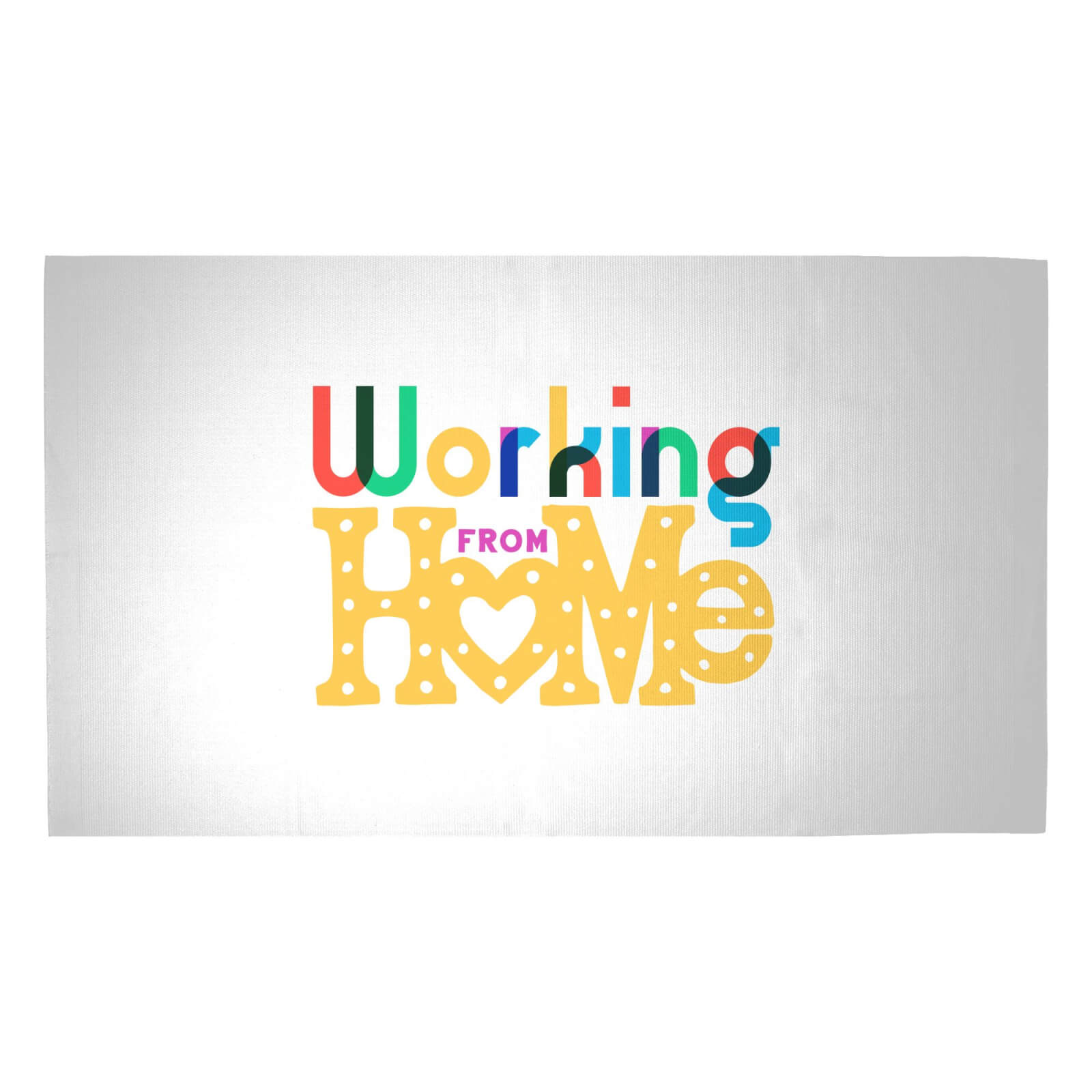 Working From Home Woven Rug - Medium