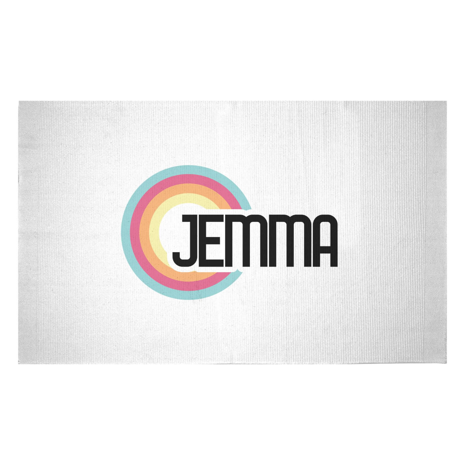 Jemma Rainbow Woven Rug - Small