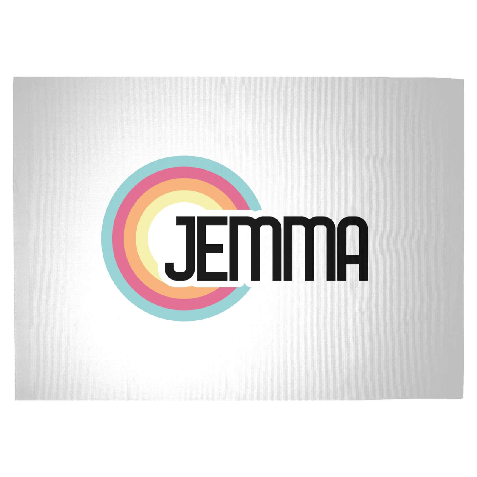 Jemma Rainbow Woven Rug - Large