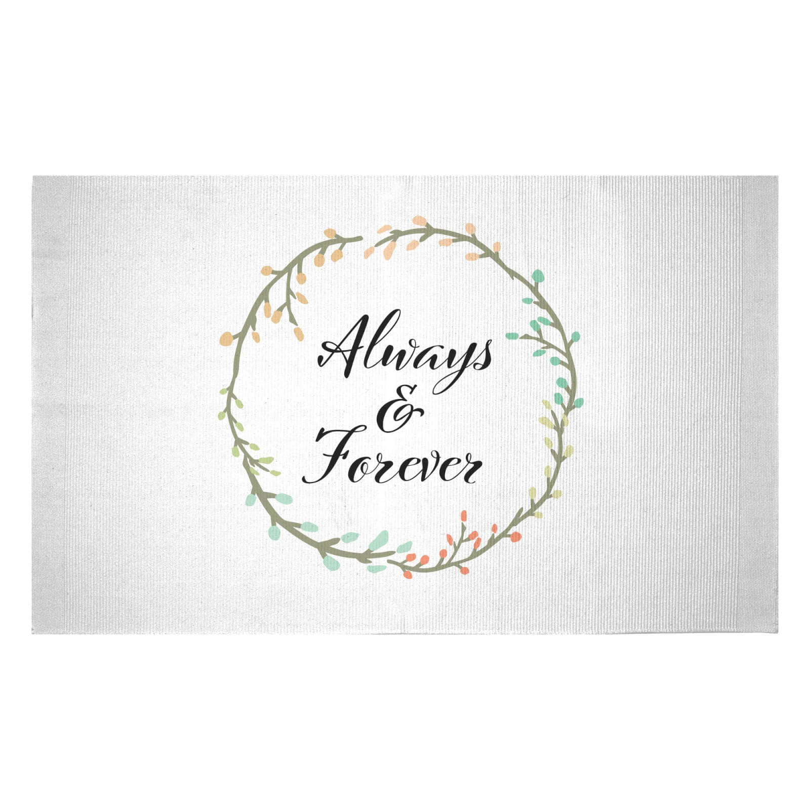 Always And Forever Woven Rug - Small
