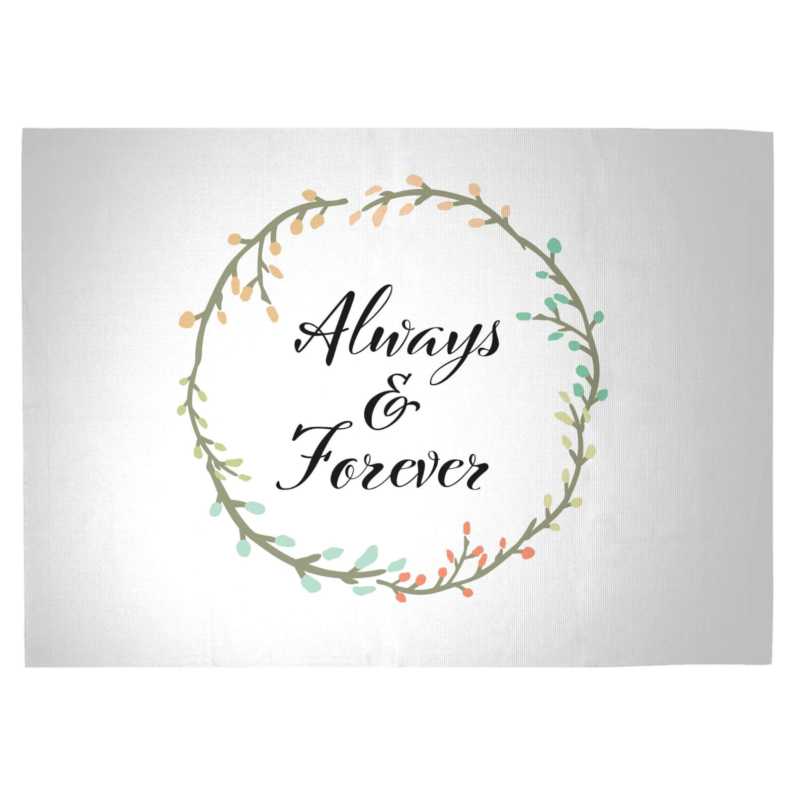 Always And Forever Woven Rug - Large