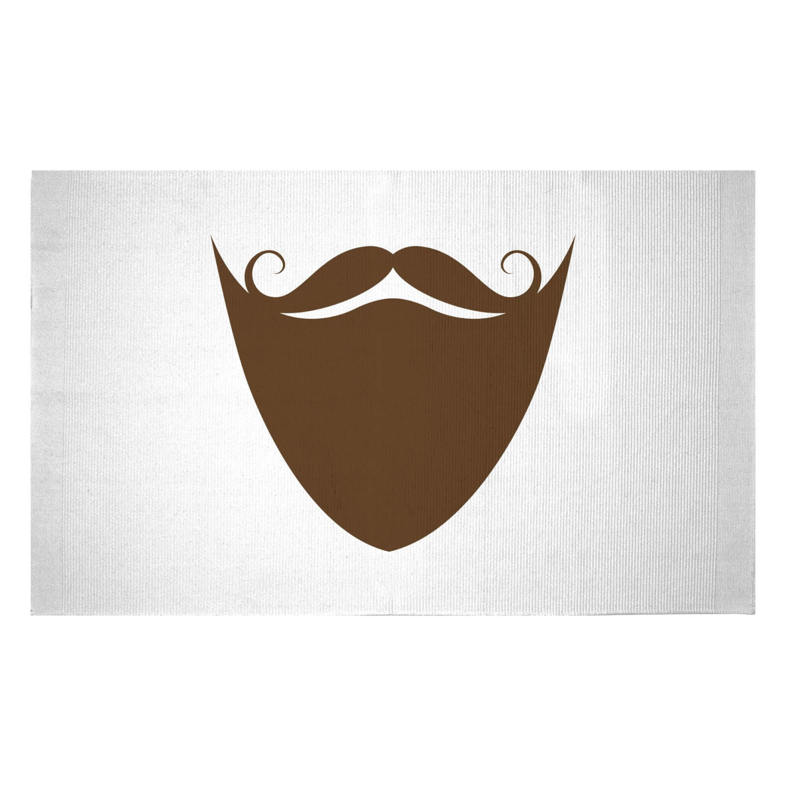 Brown Beard Woven Rug - Small