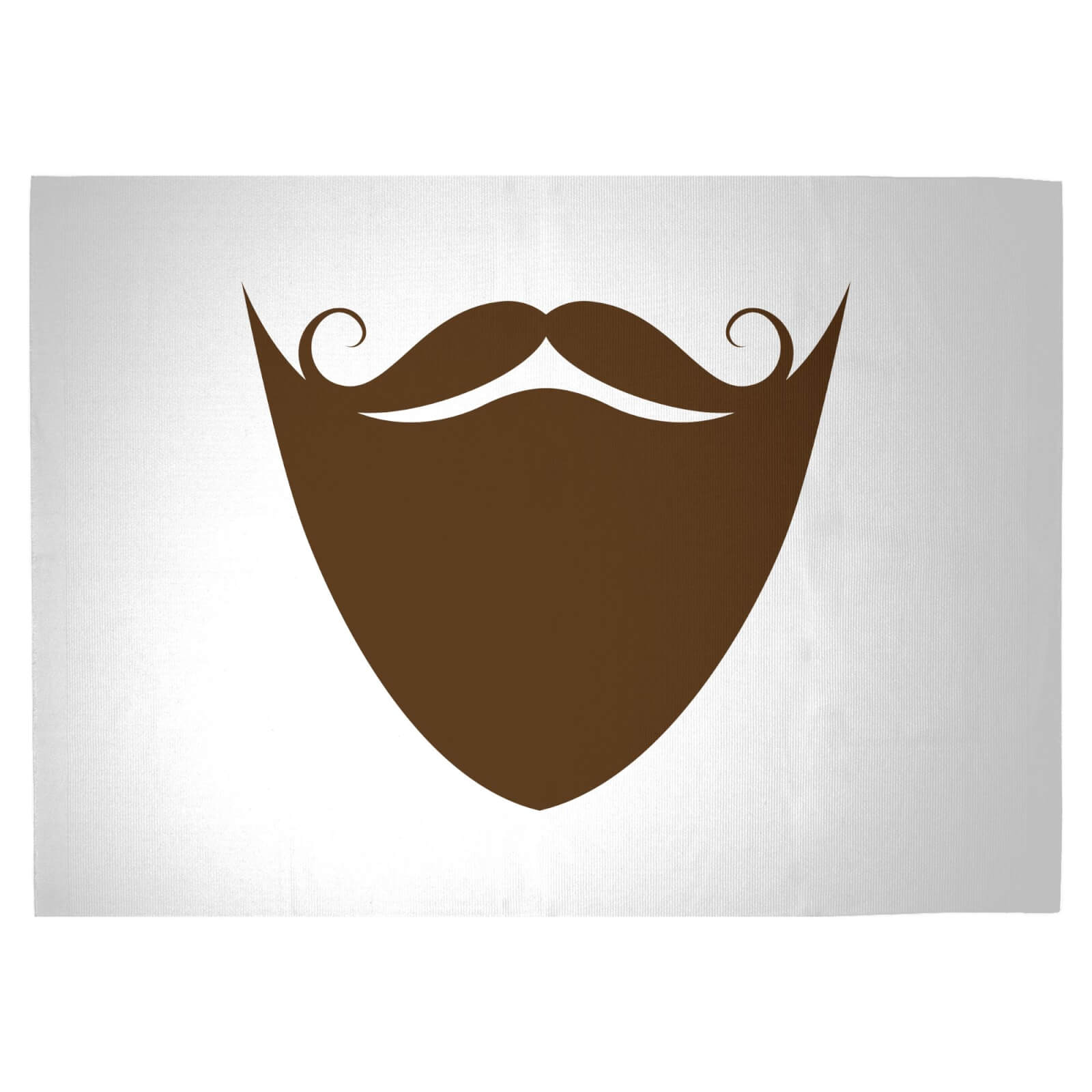Brown Beard Woven Rug - Large