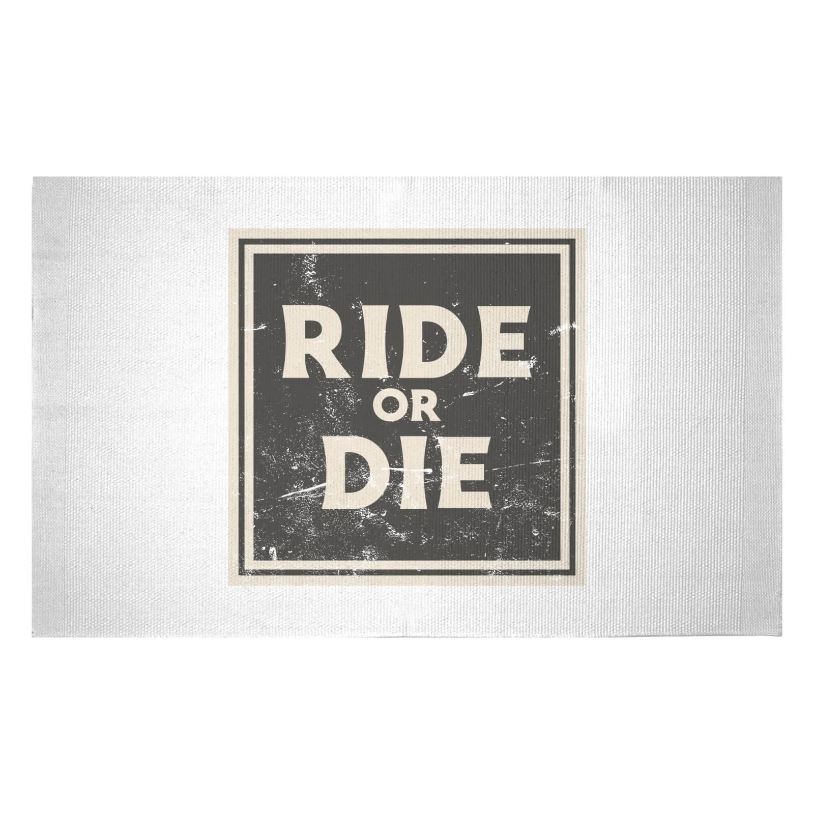Ride Or Die Woven Rug - Small