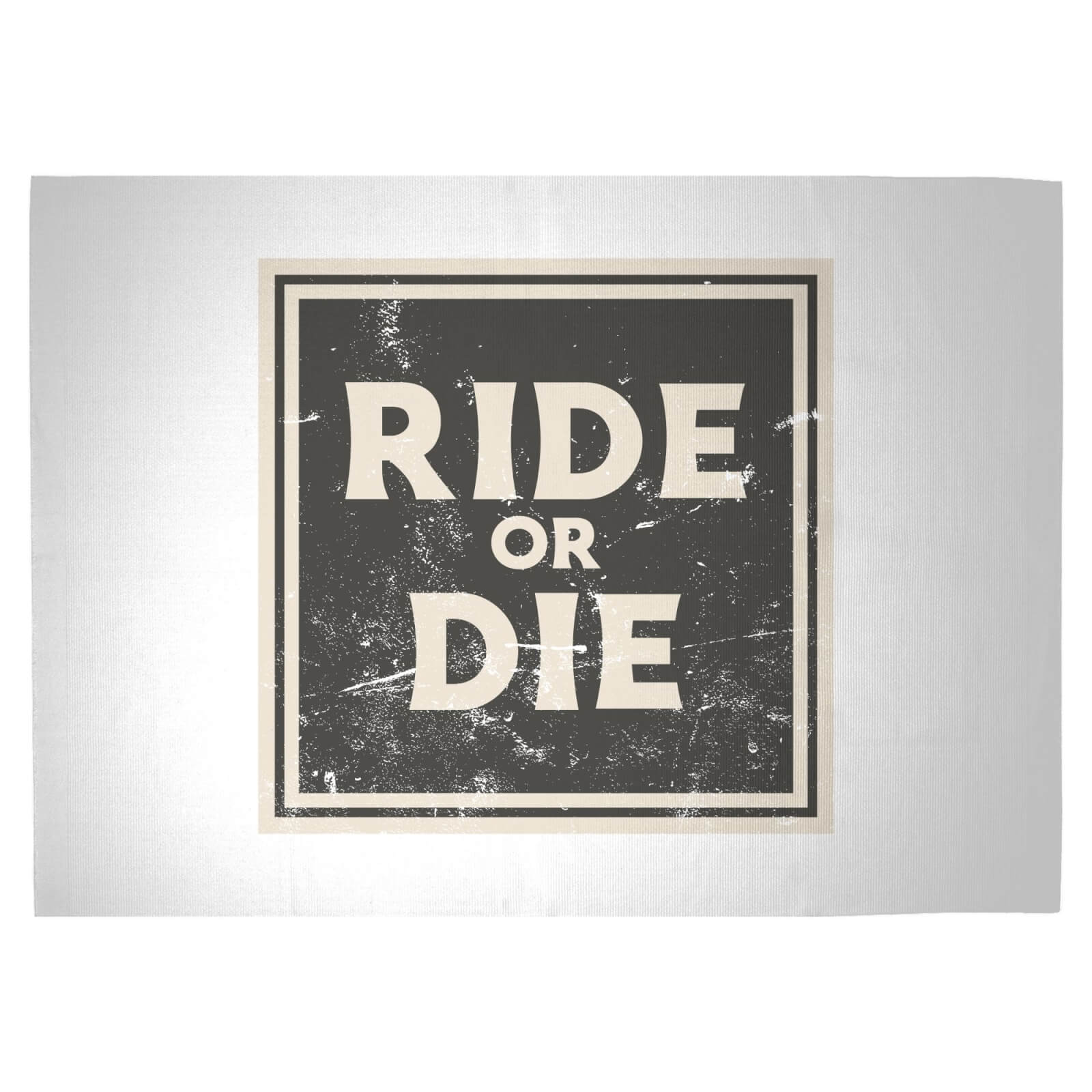 Ride Or Die Woven Rug - Large