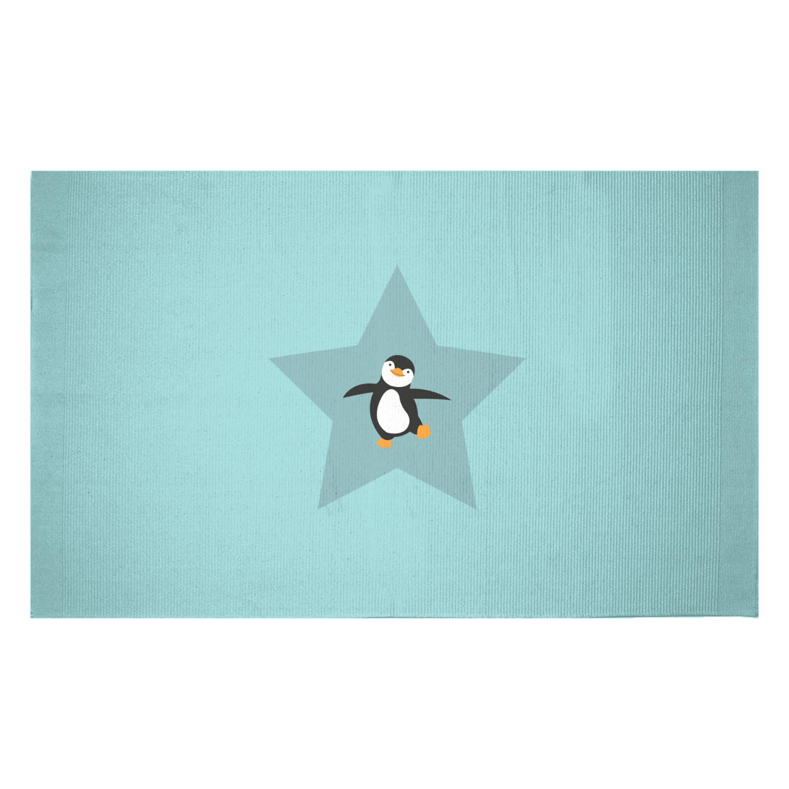 Penguin Star Woven Rug - Small