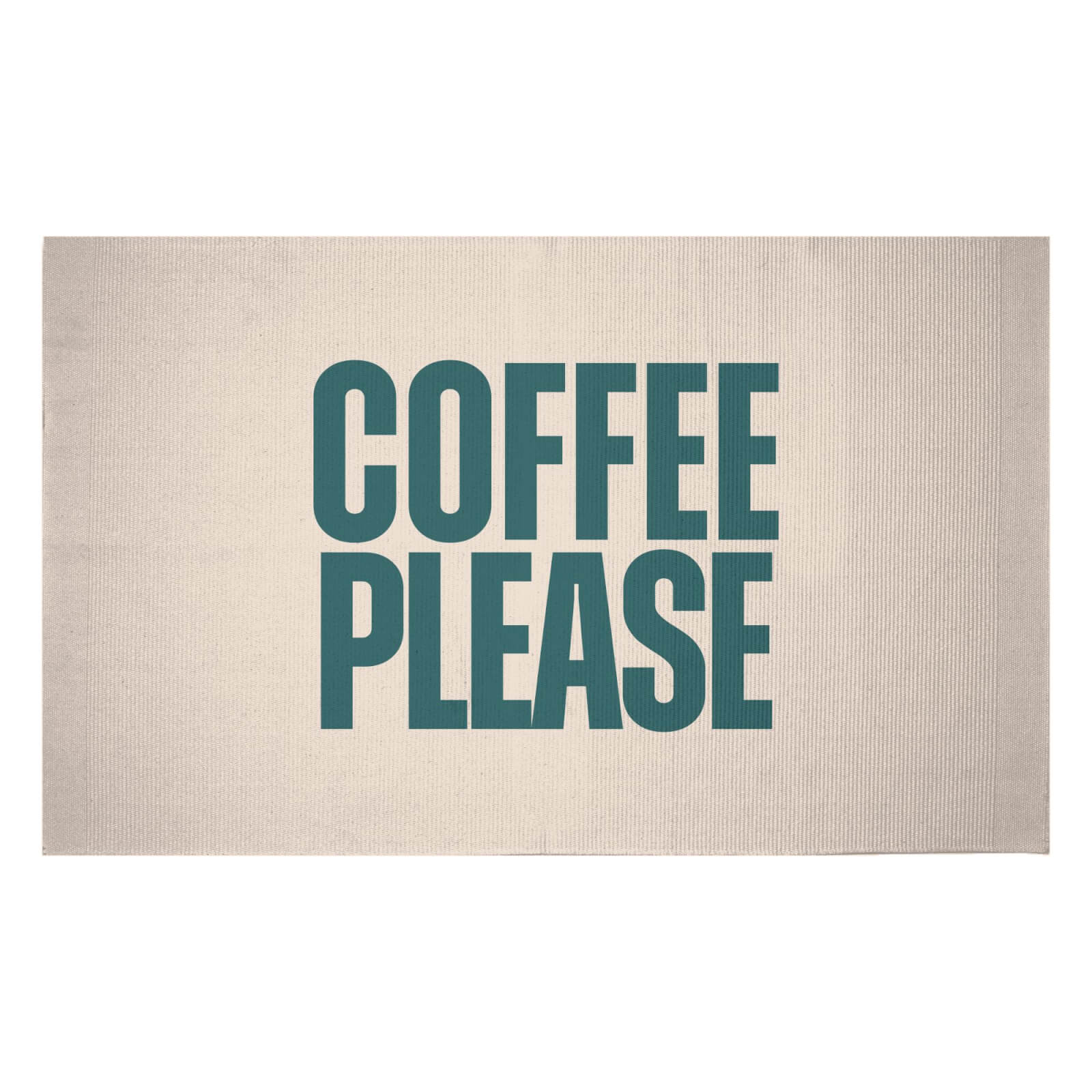 Coffee Please Woven Rug - Small